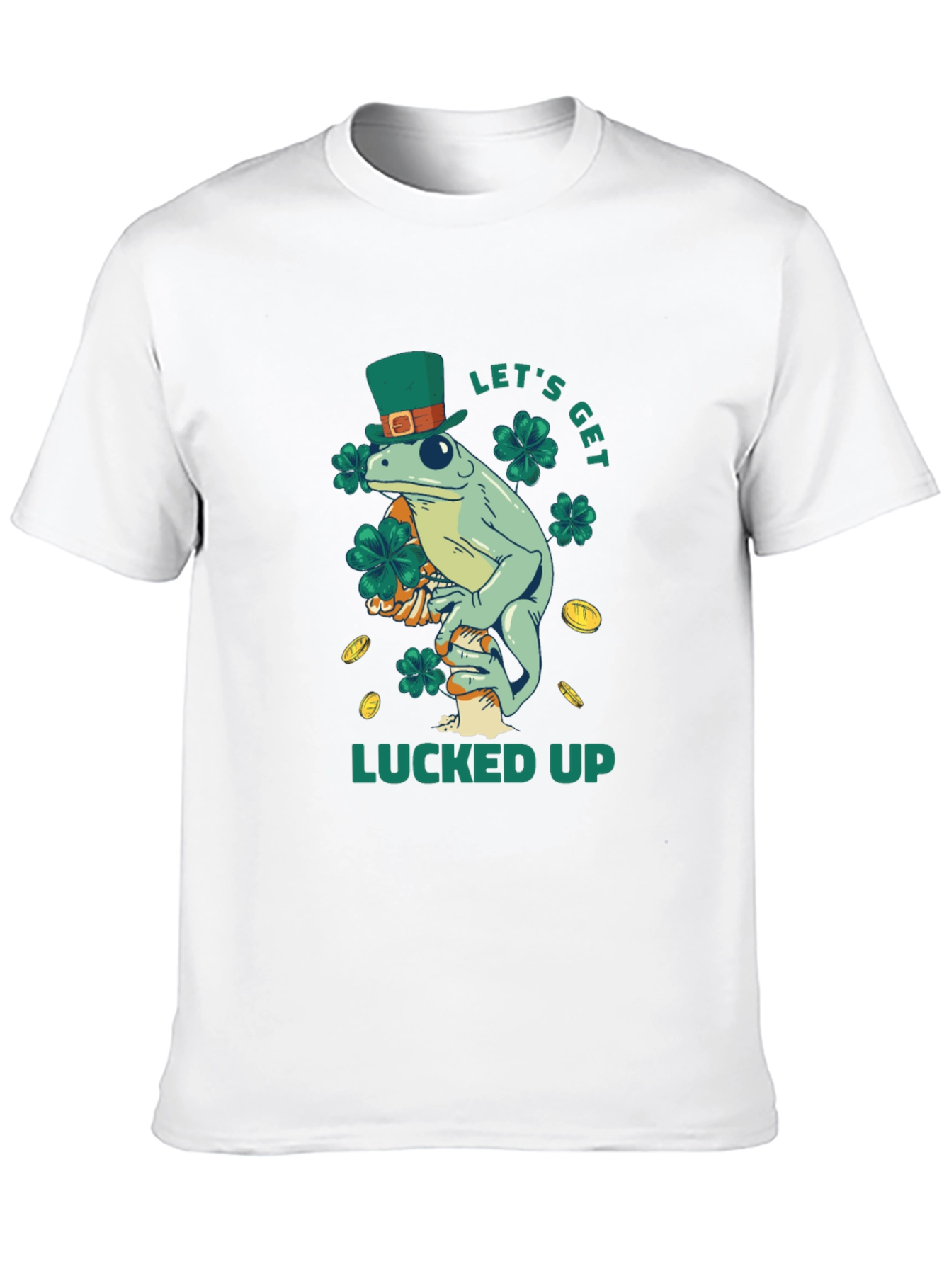 St. Patricks Day Frog T-Shirt - Lucked Up Tee