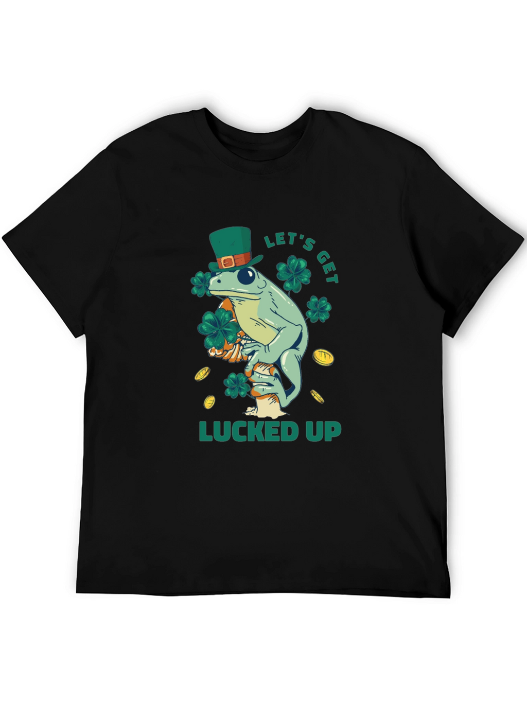 St. Patricks Day Frog T-Shirt - Lucked Up Tee