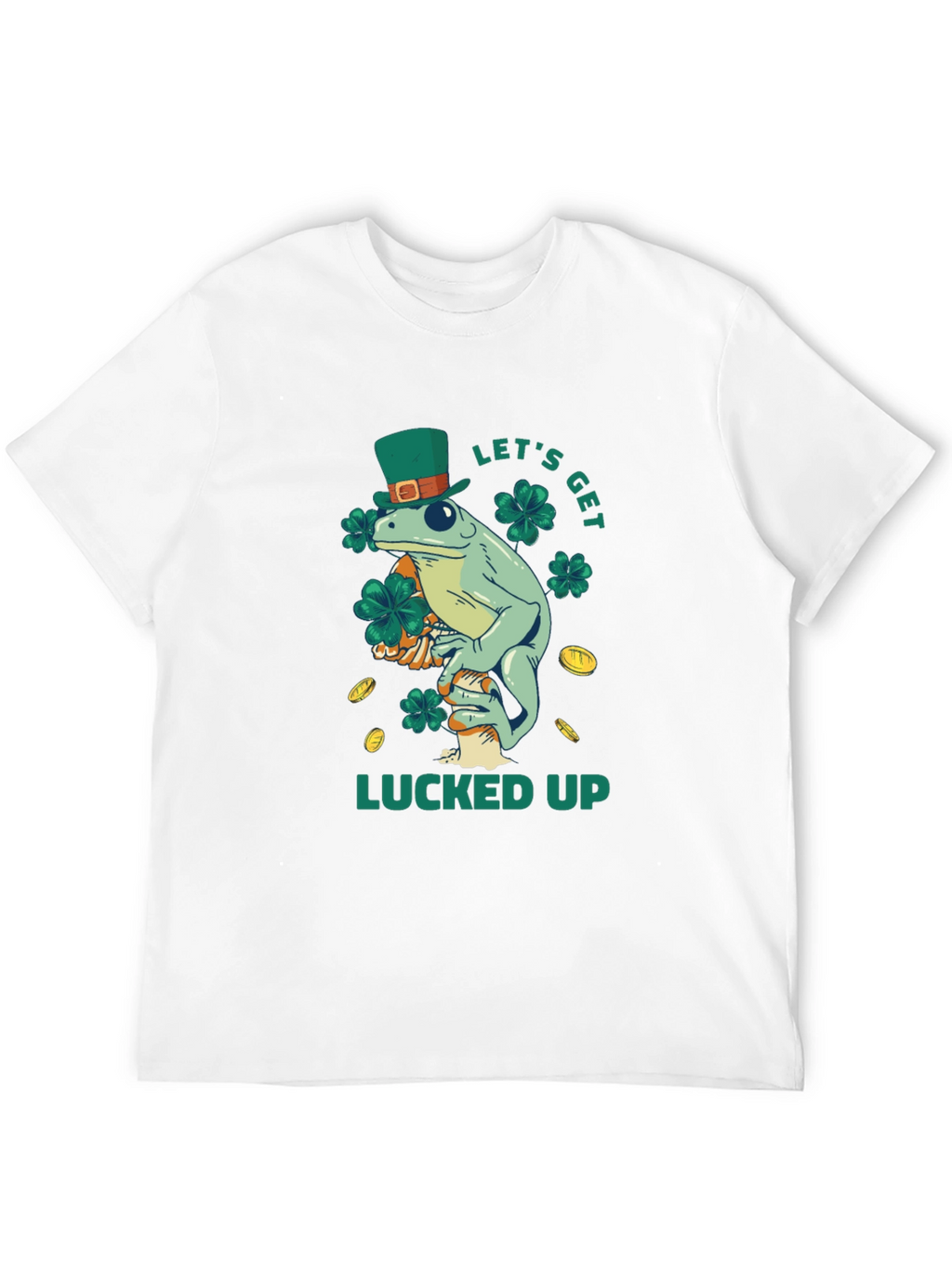 St. Patricks Day Frog T-Shirt - Lucked Up Tee