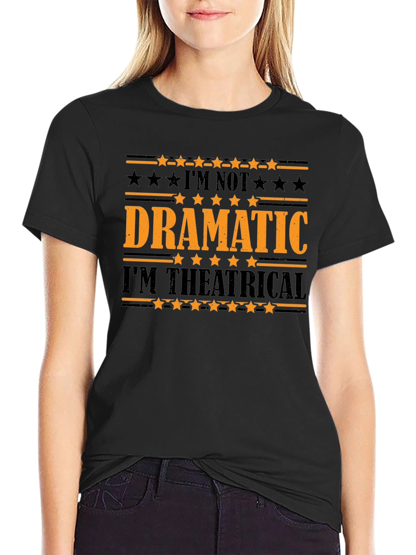 Dramatic Theatrical Graphic T-Shirt