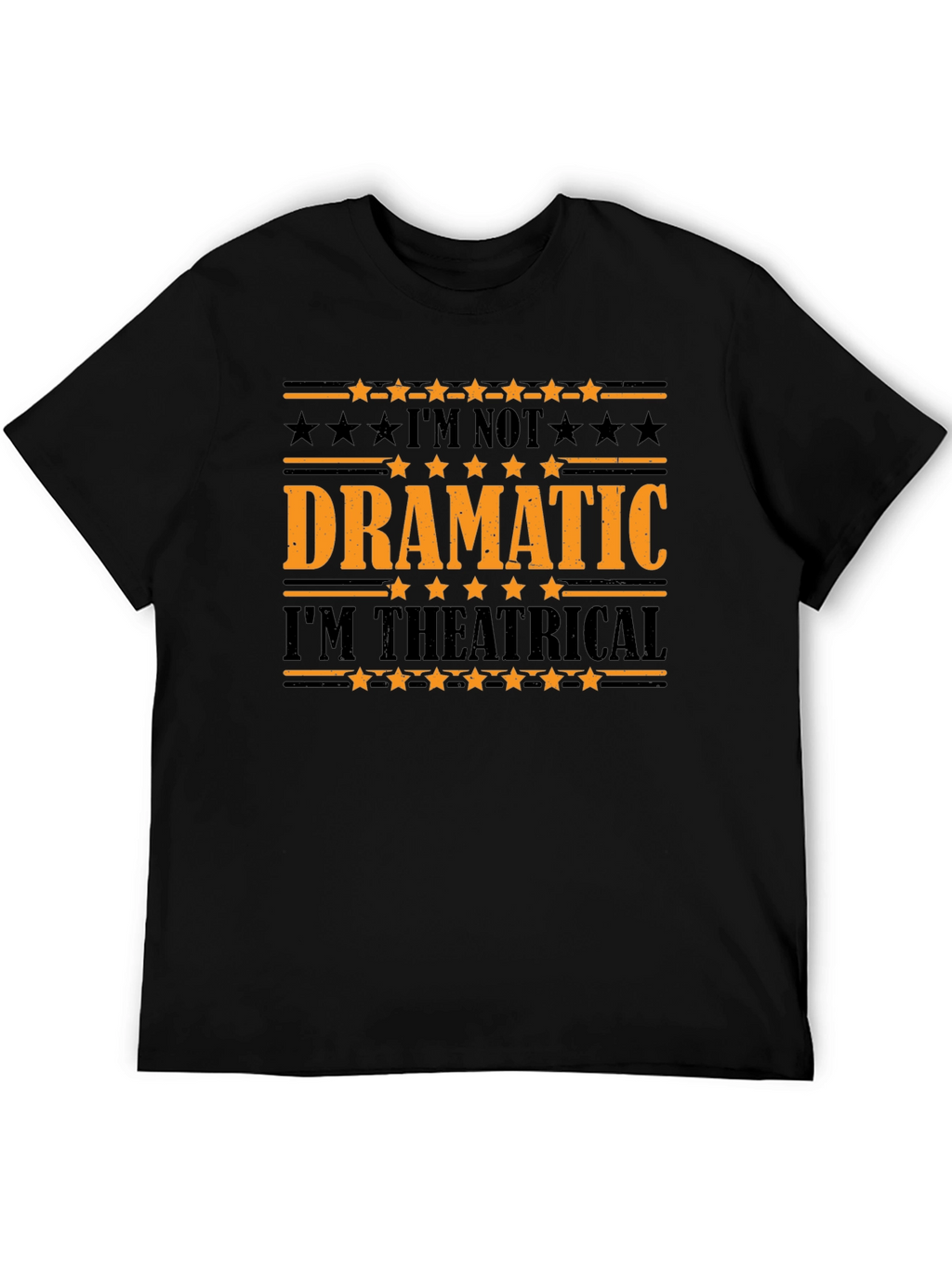 Dramatic Theatrical Graphic T-Shirt