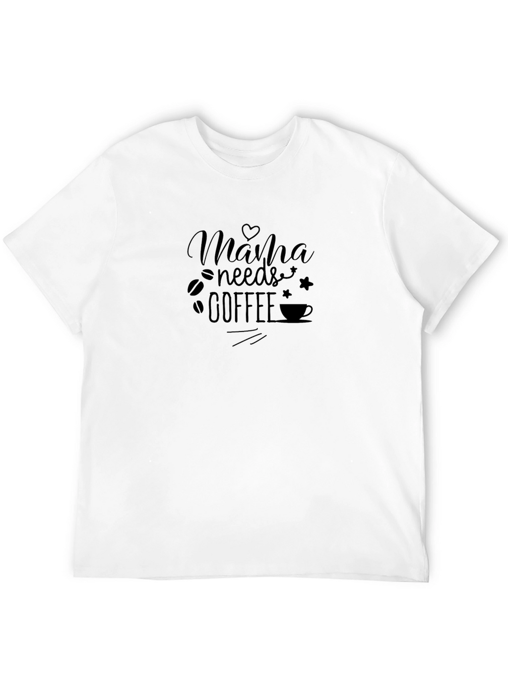 Mama Needs Coffee Black Graphic Tee