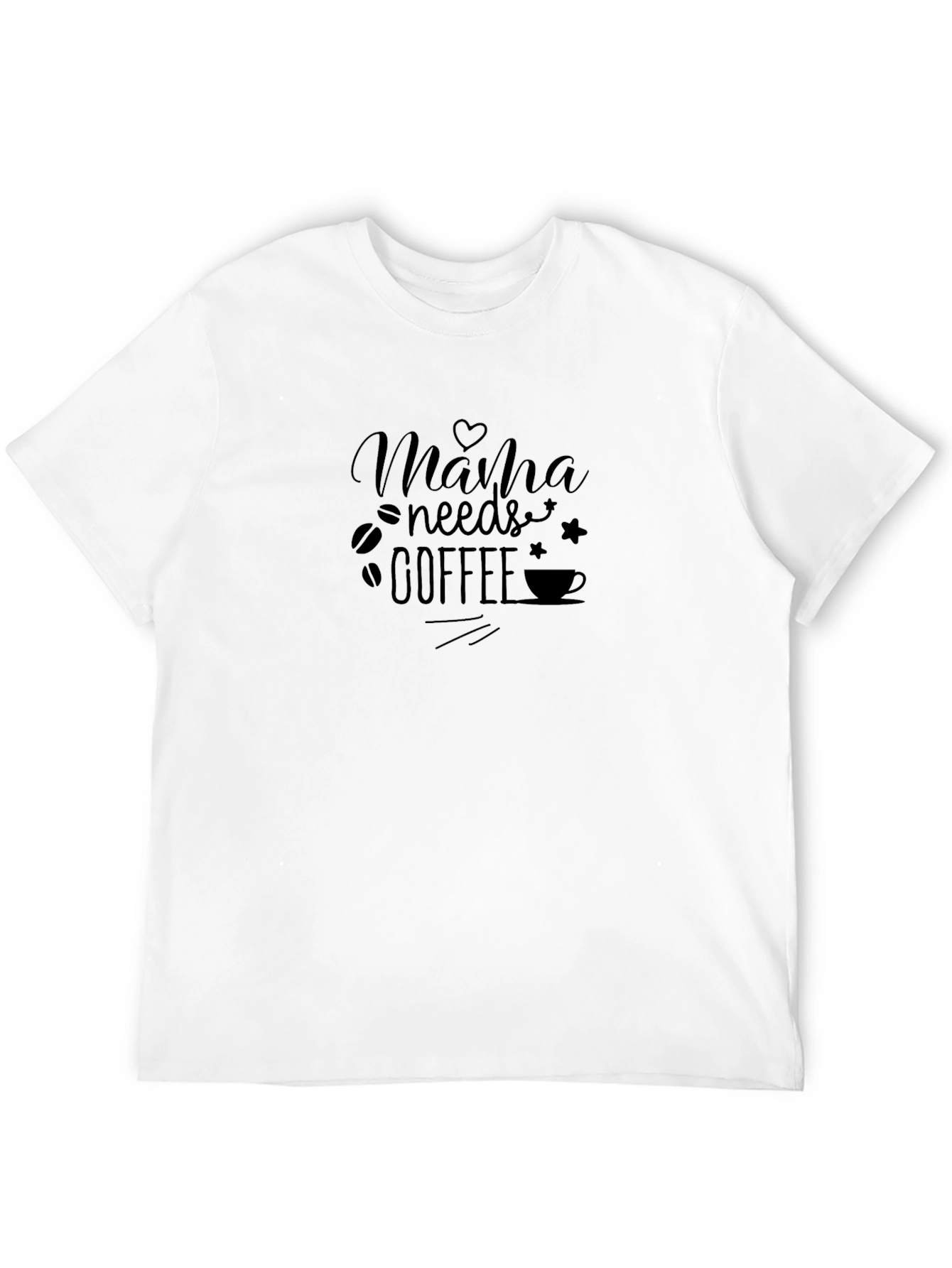 Mama Needs Coffee Black Graphic Tee