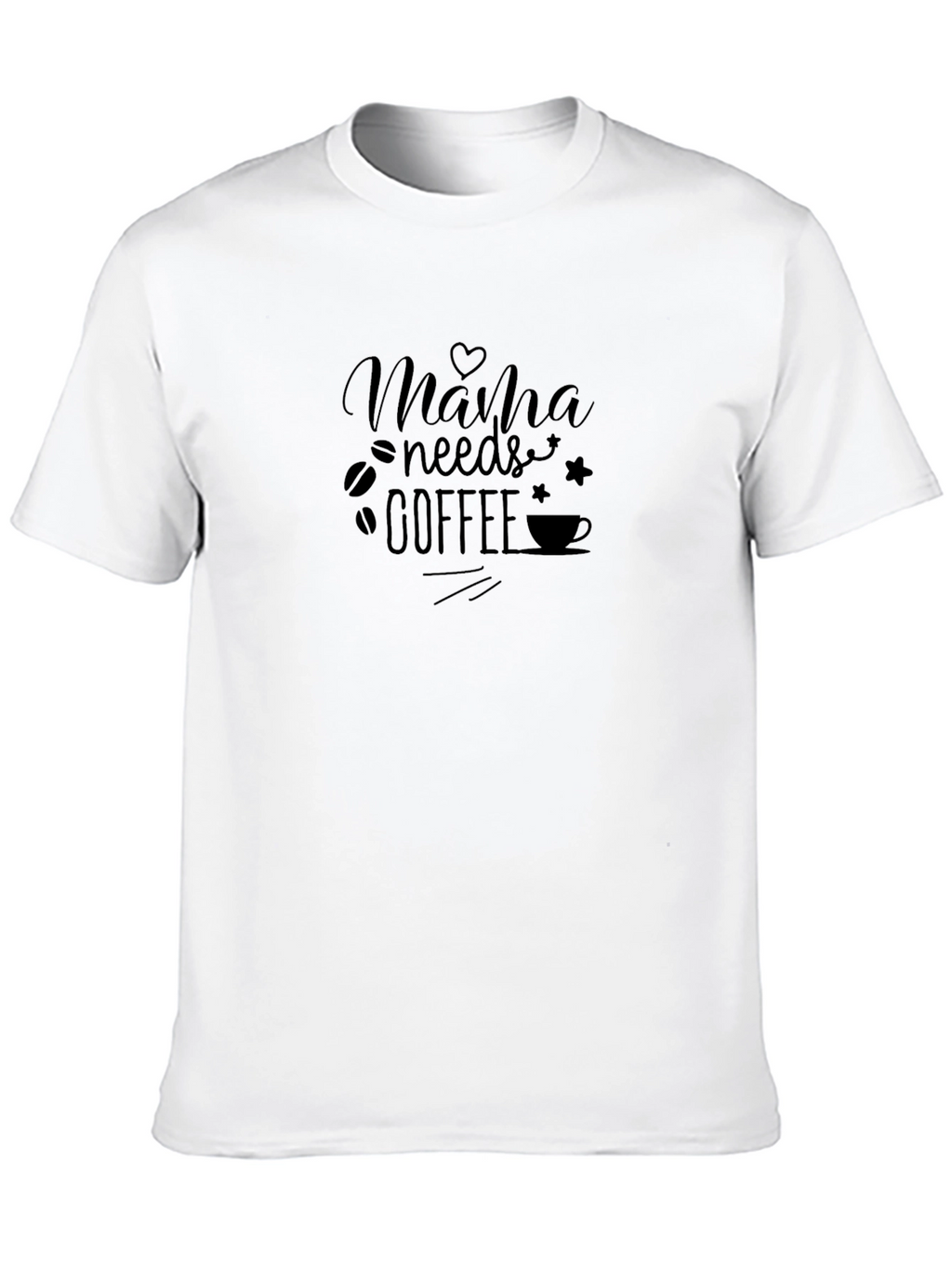 Mama Needs Coffee Black Graphic Tee