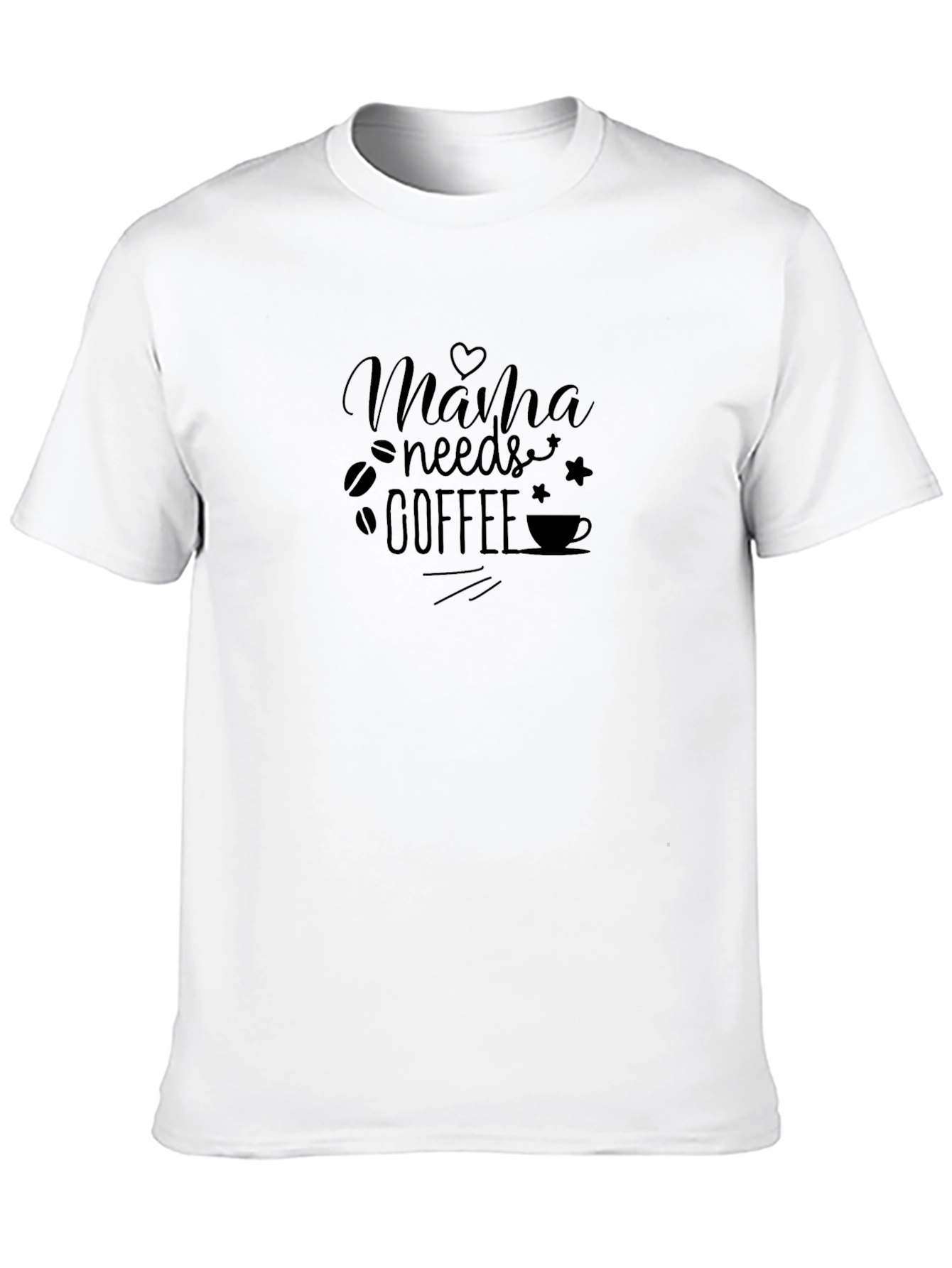 Mama Needs Coffee Black Graphic Tee