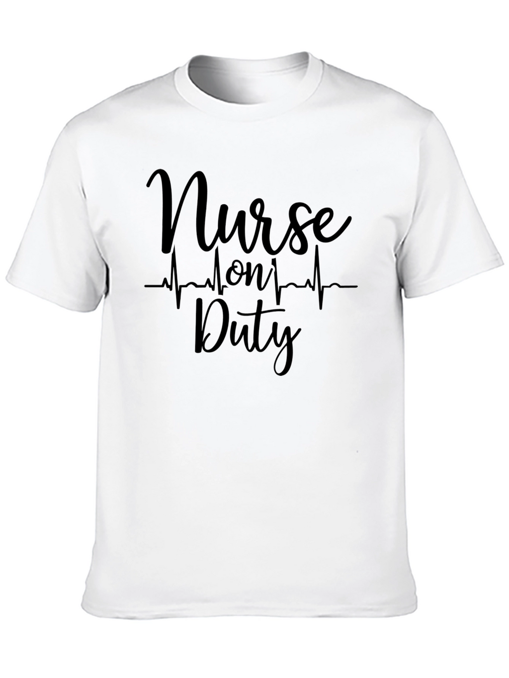 Nurse on Duty T-Shirt - Black