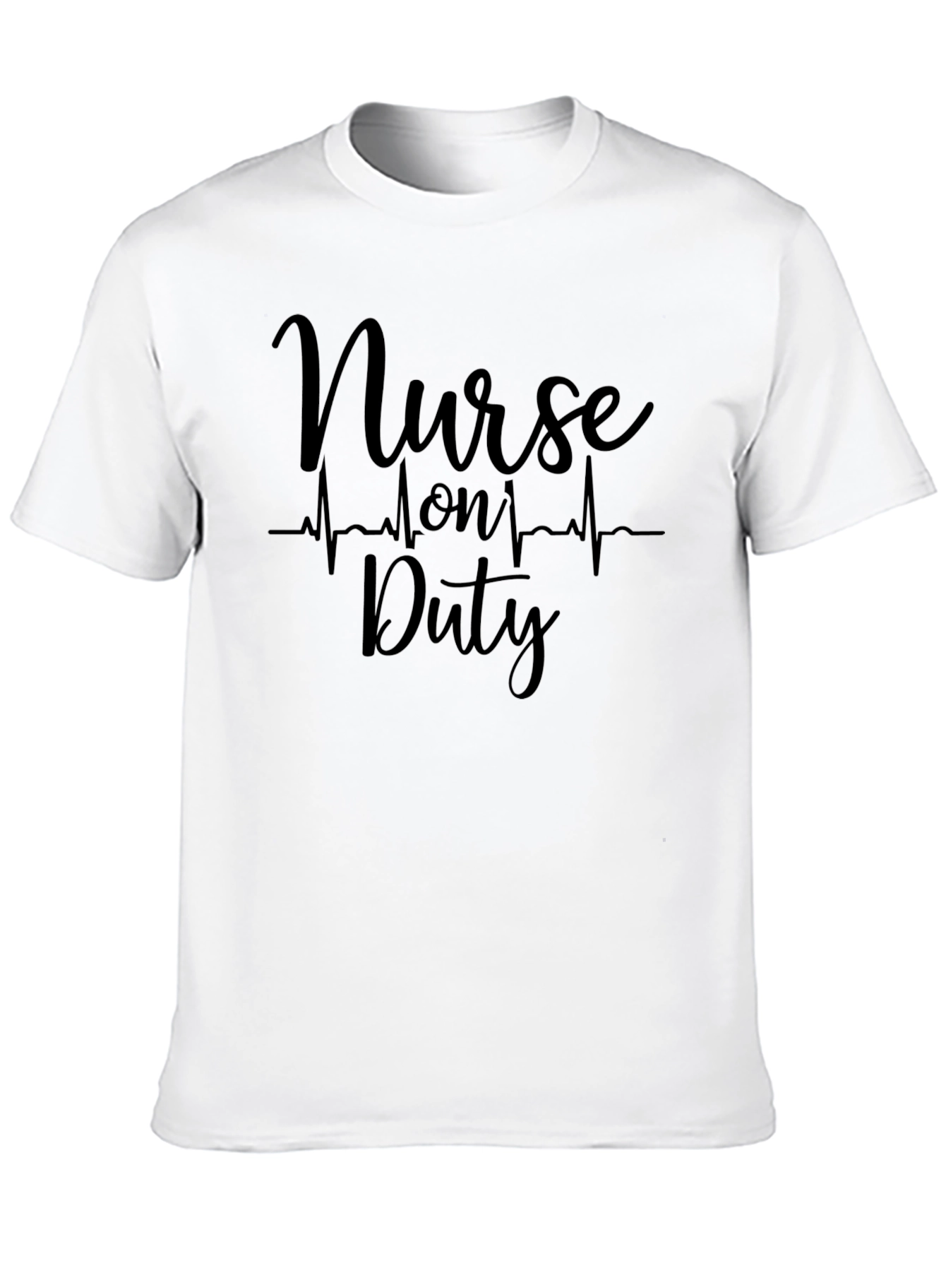 Nurse on Duty T-Shirt - Black