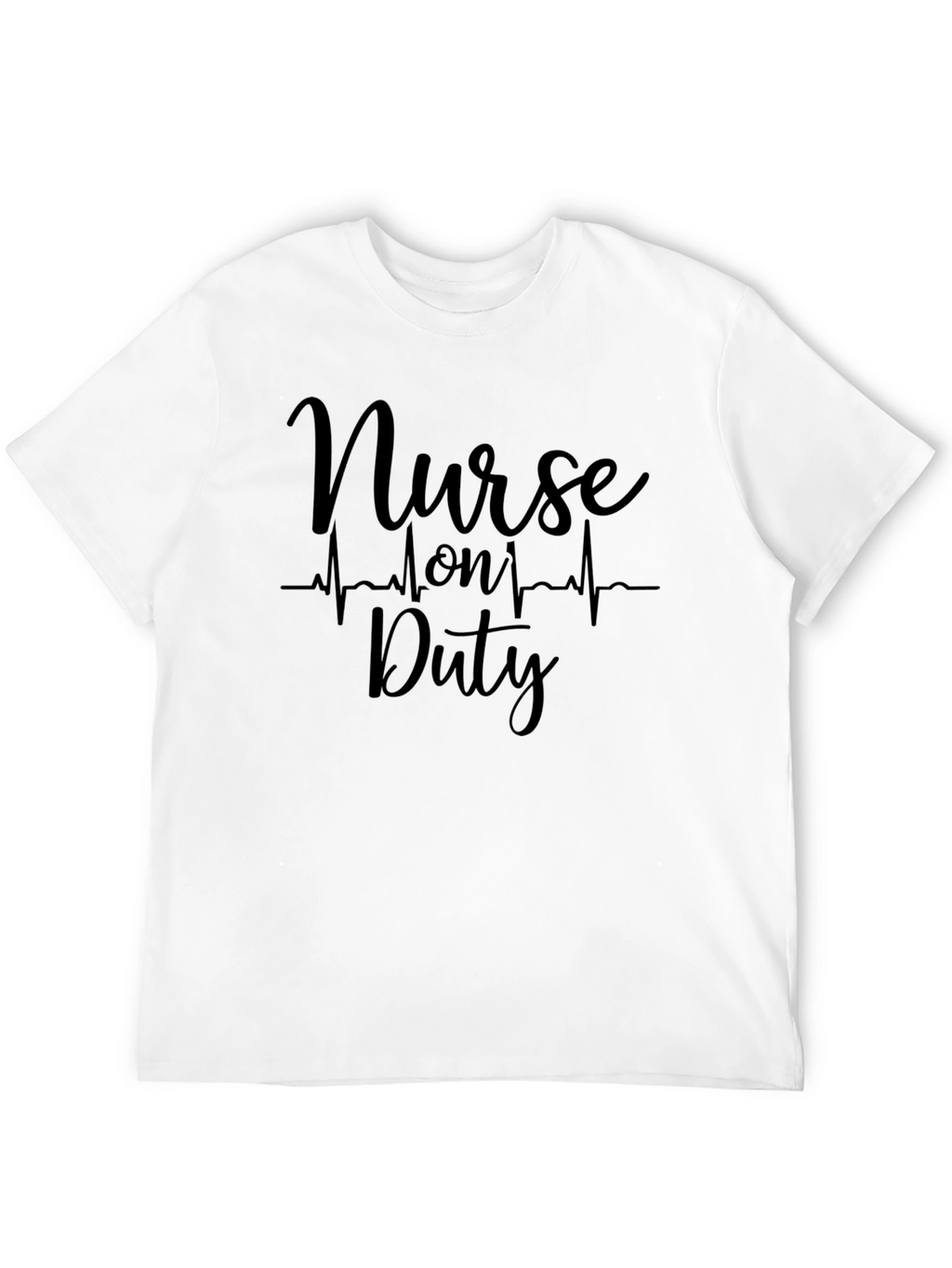 Nurse on Duty T-Shirt - Black