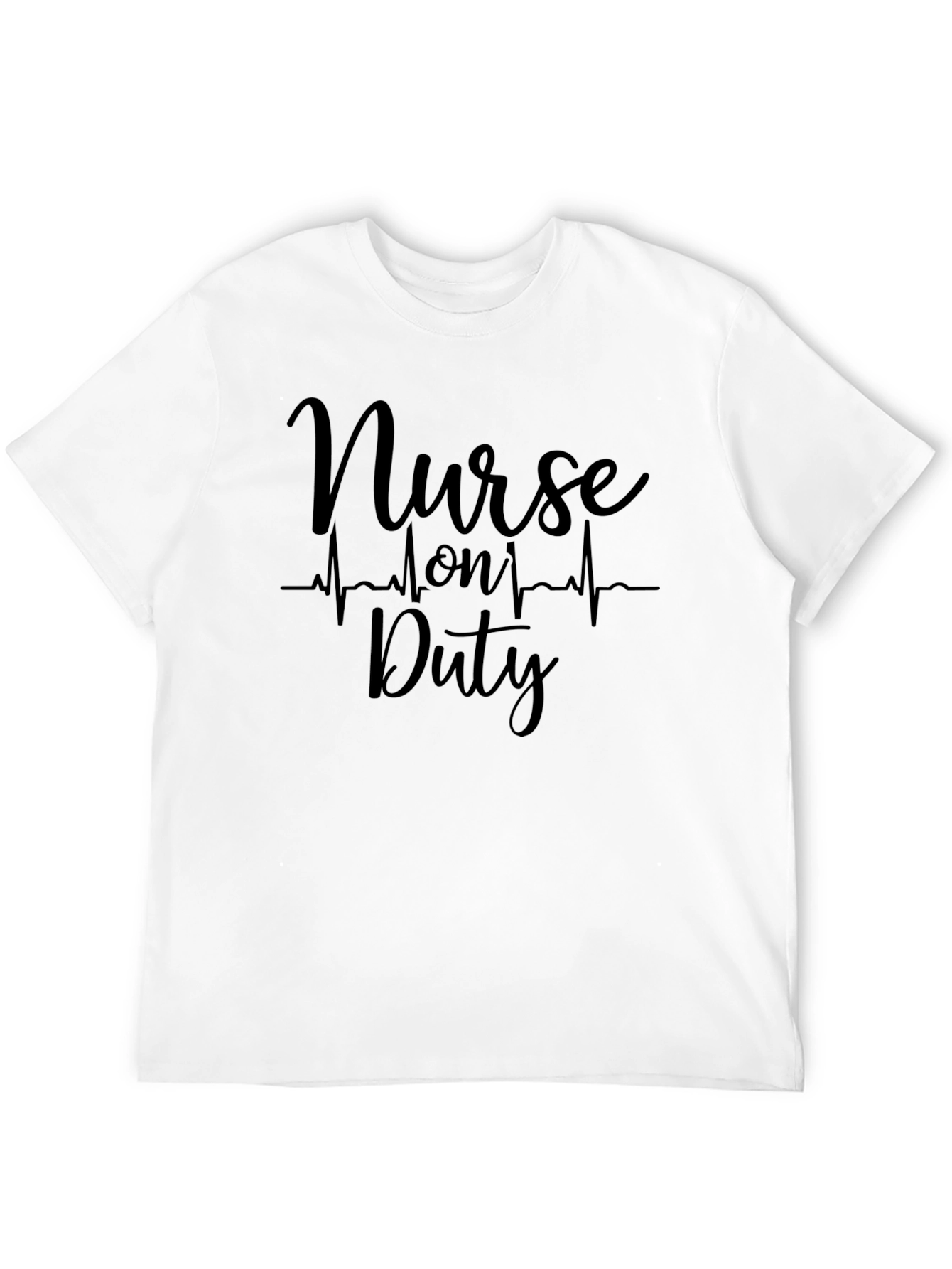 Nurse on Duty T-Shirt - Black