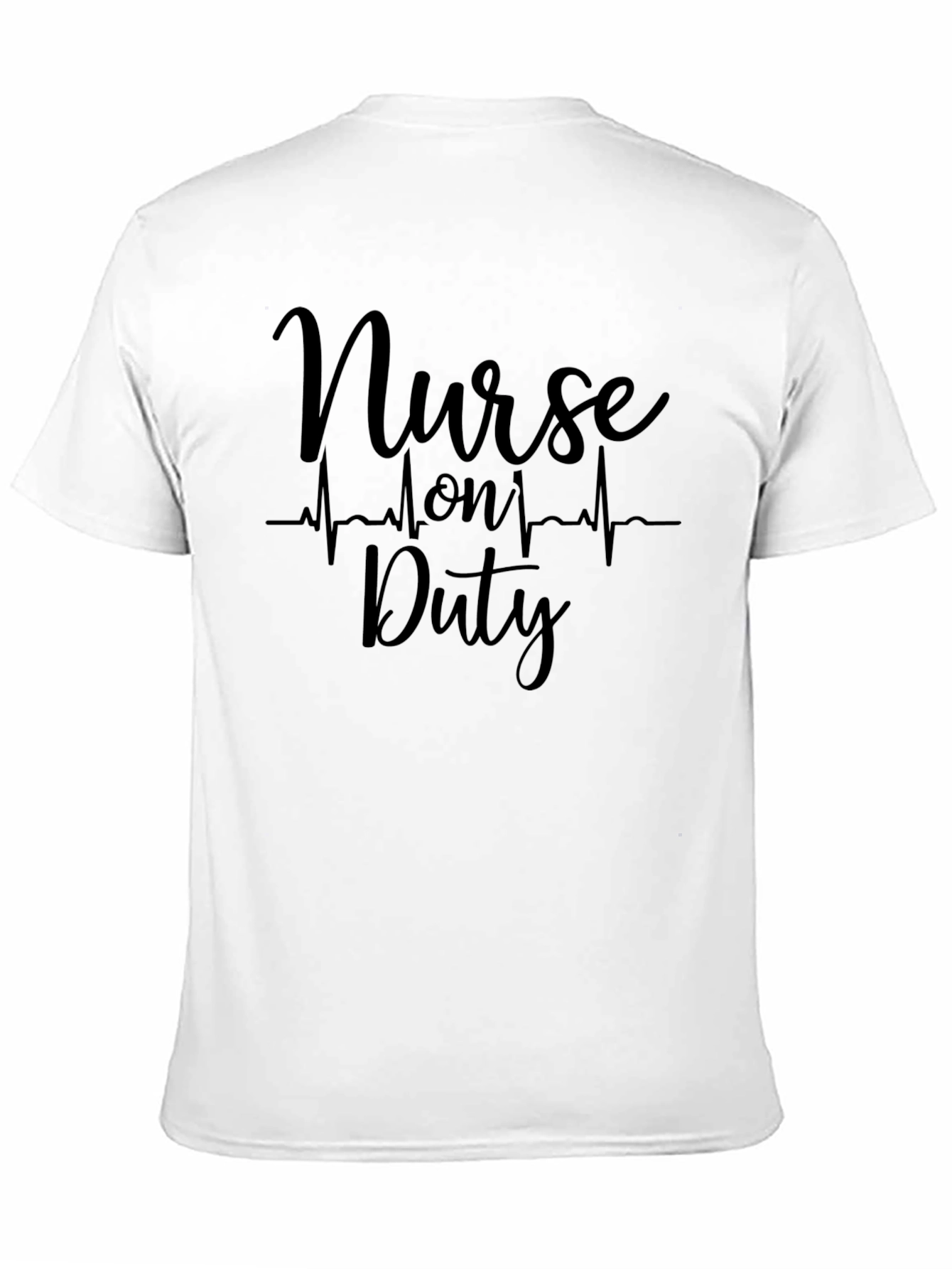 Nurse on Duty T-Shirt - Black