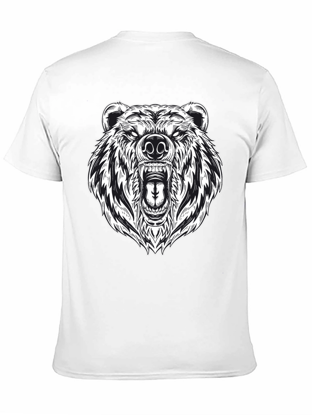 Grizzly Bear Graphic Tee - Black