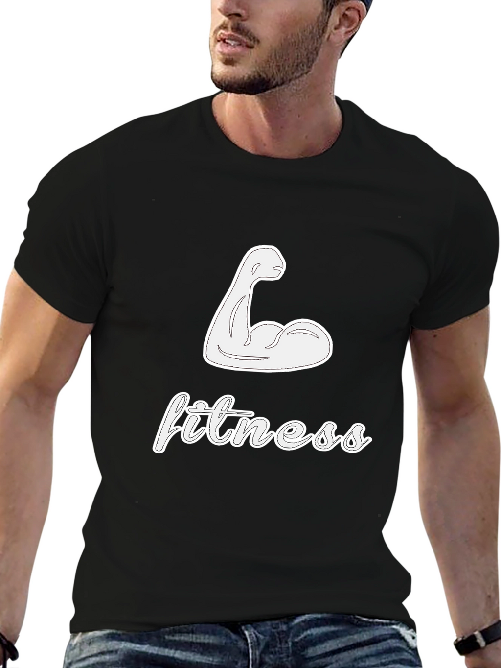 Fitness Muscle Tee - Gym Workout Shirt