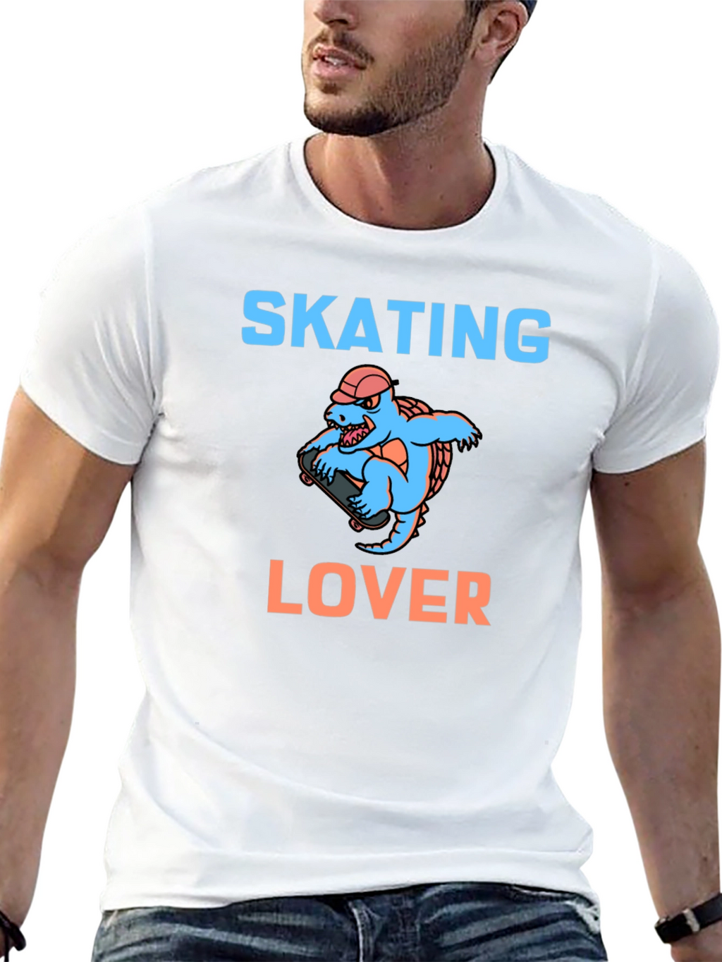 Skating Lover Graphic T-Shirt