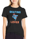 Skating Lover Graphic T-Shirt