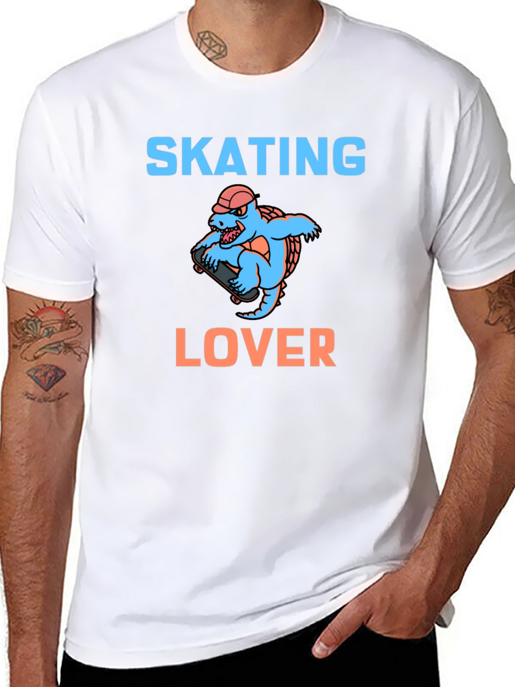 Skating Lover Graphic T-Shirt