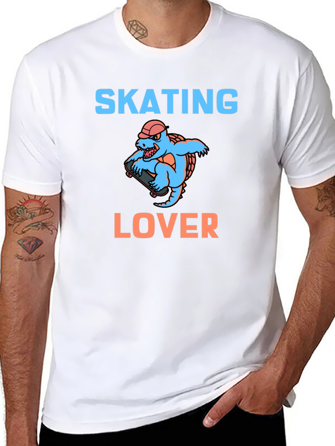 Skating Lover Graphic T-Shirt