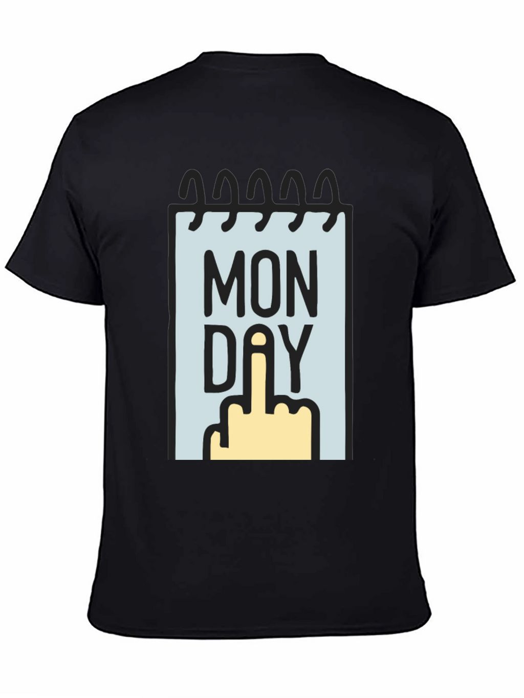 Monday Middle Finger Graphic Tee