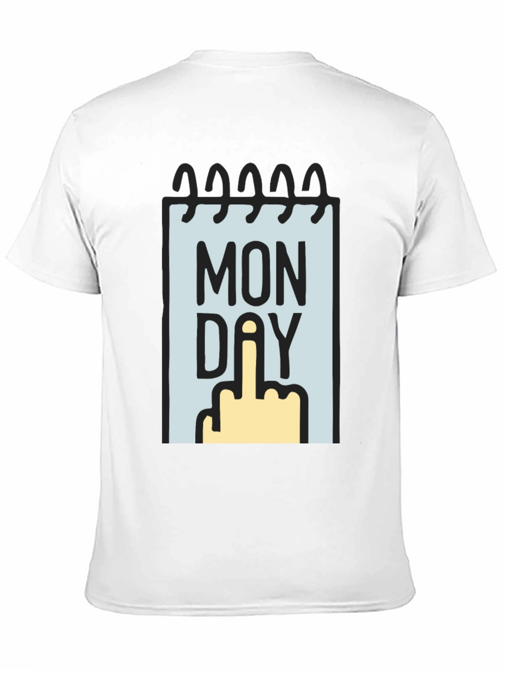 Monday Middle Finger Graphic Tee