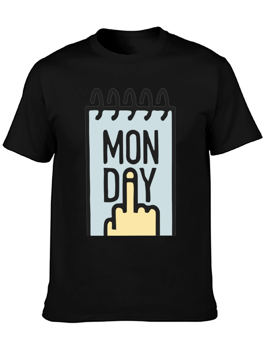 Monday Middle Finger Graphic Tee