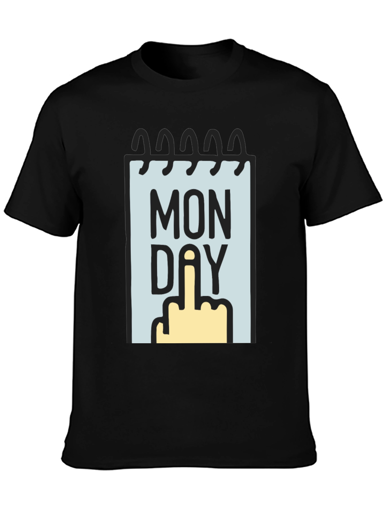 Monday Middle Finger Graphic Tee