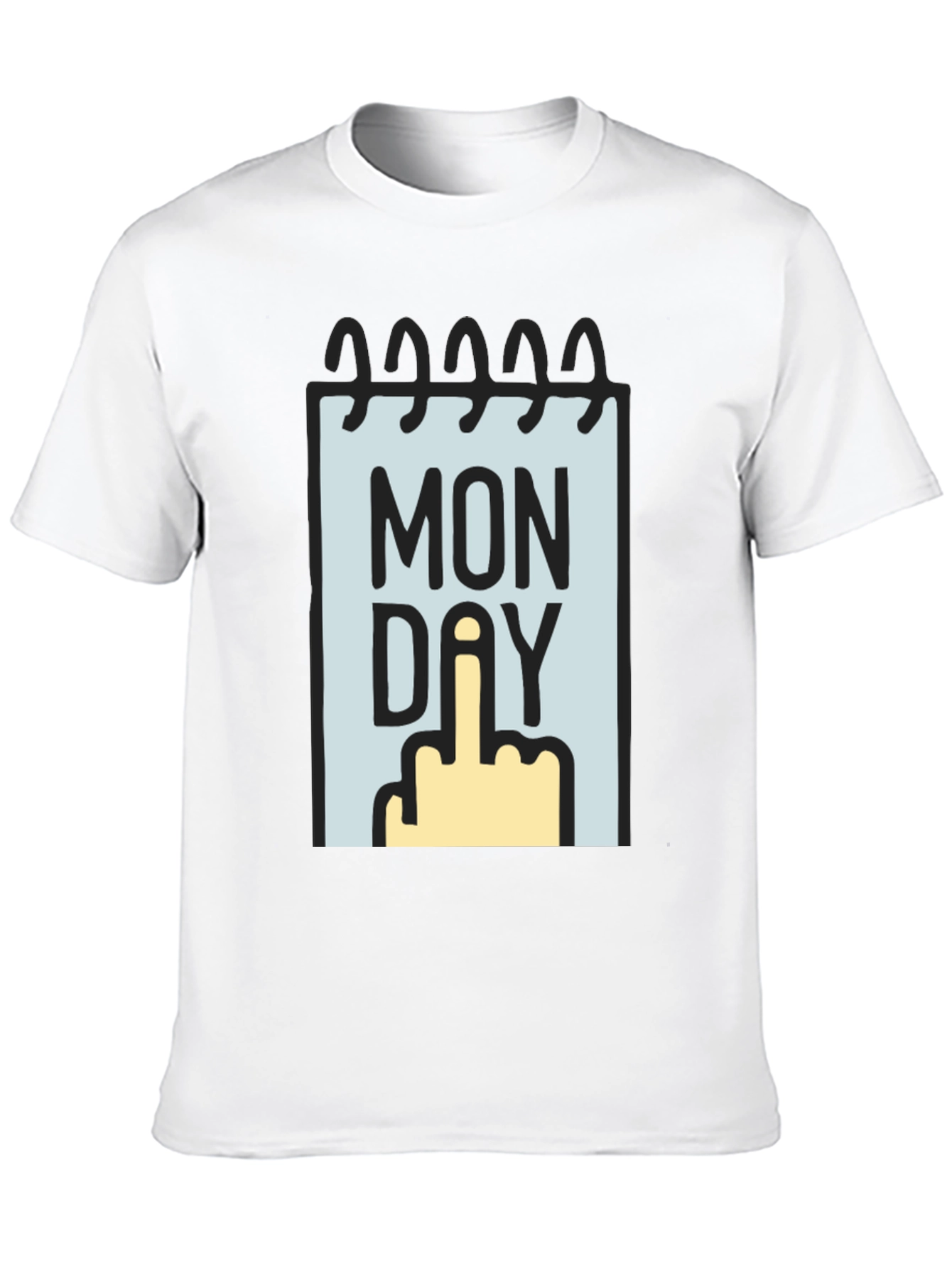 Monday Middle Finger Graphic Tee