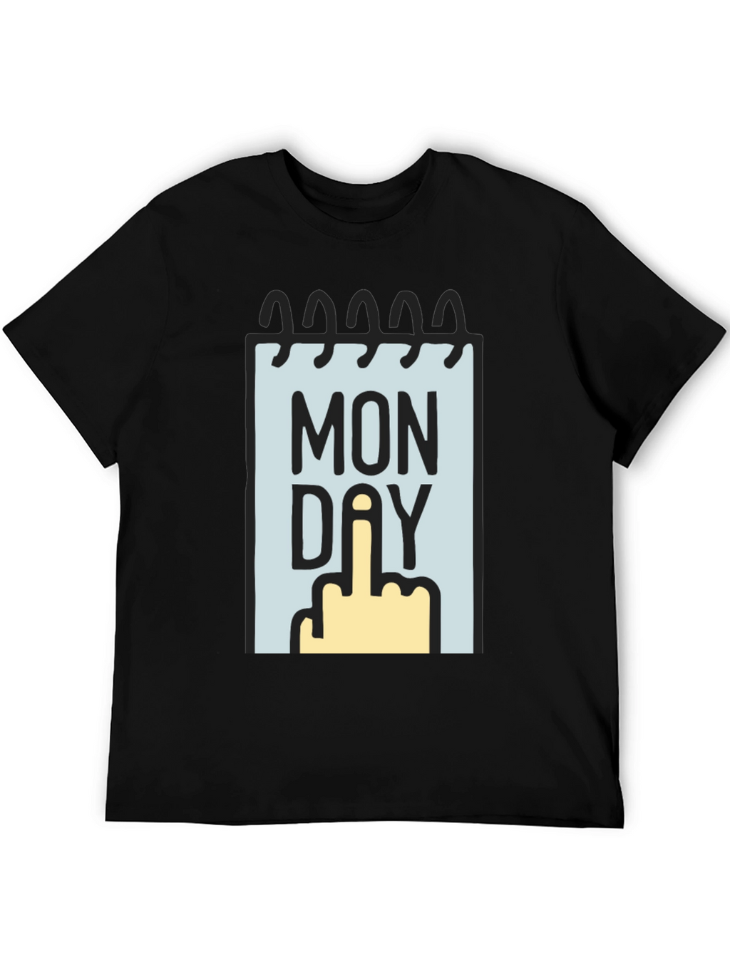 Monday Middle Finger Graphic Tee