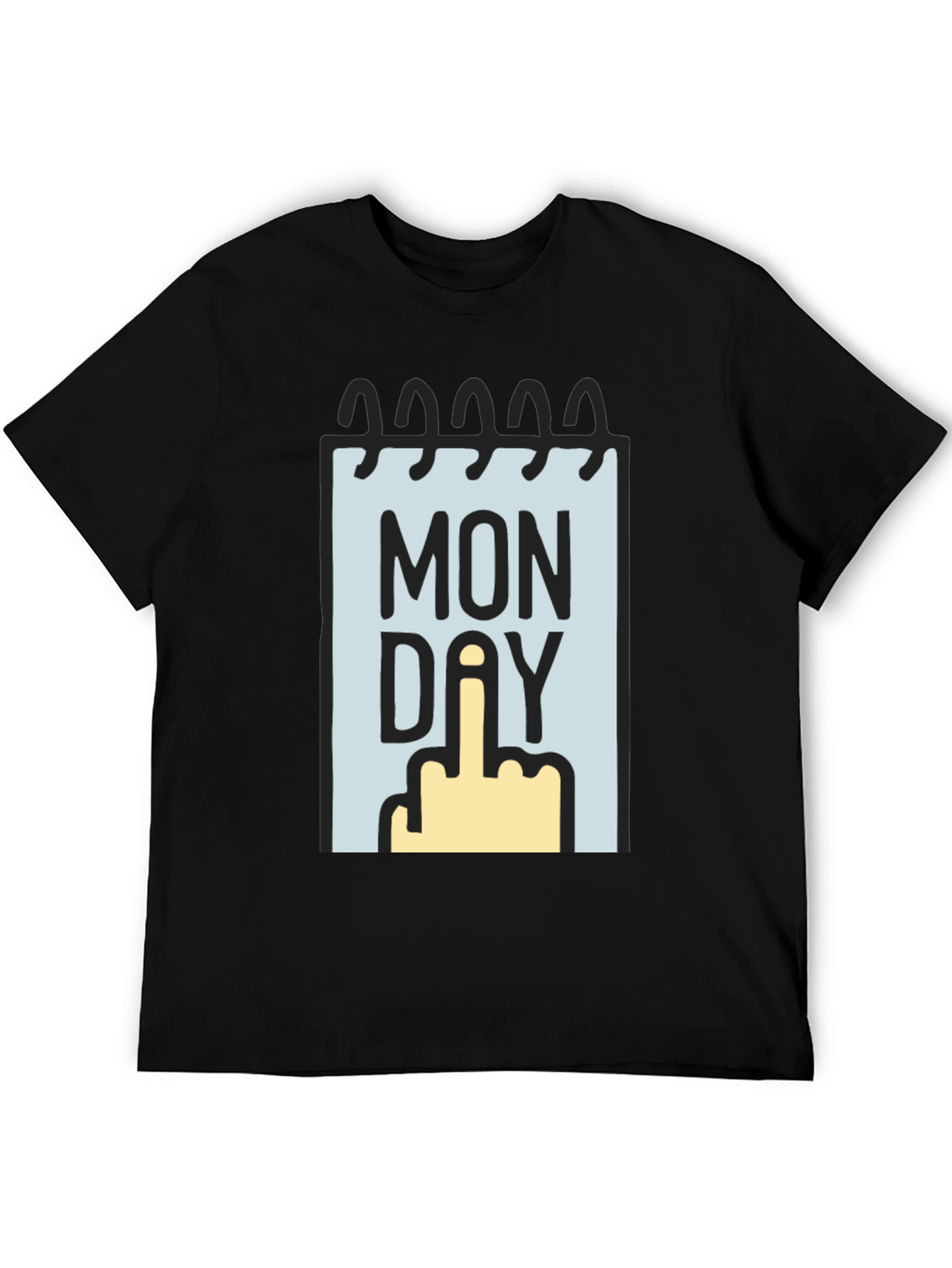 Monday Middle Finger Graphic Tee