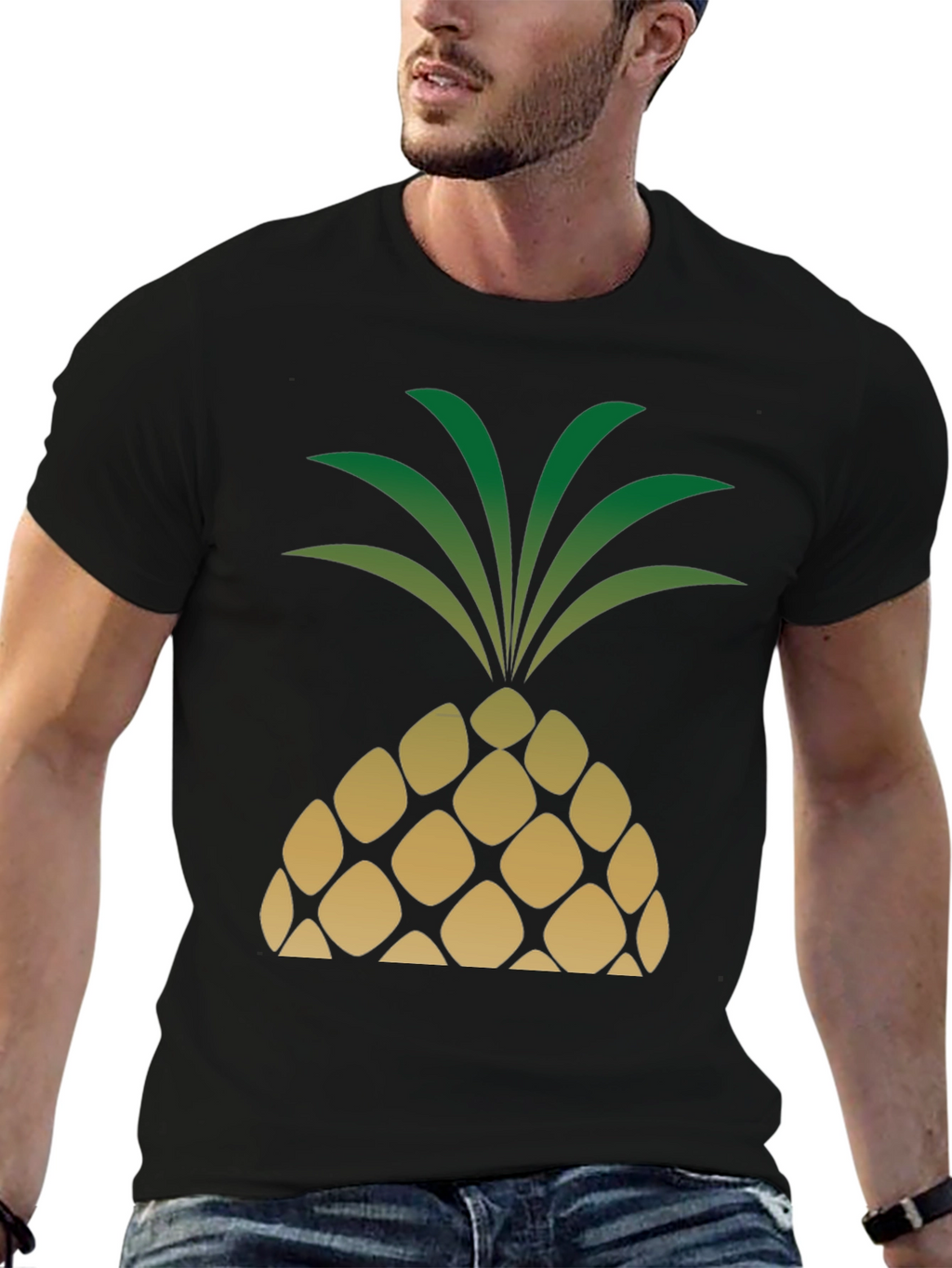 Pineapple Graphic T-Shirt - Tropical Vibe