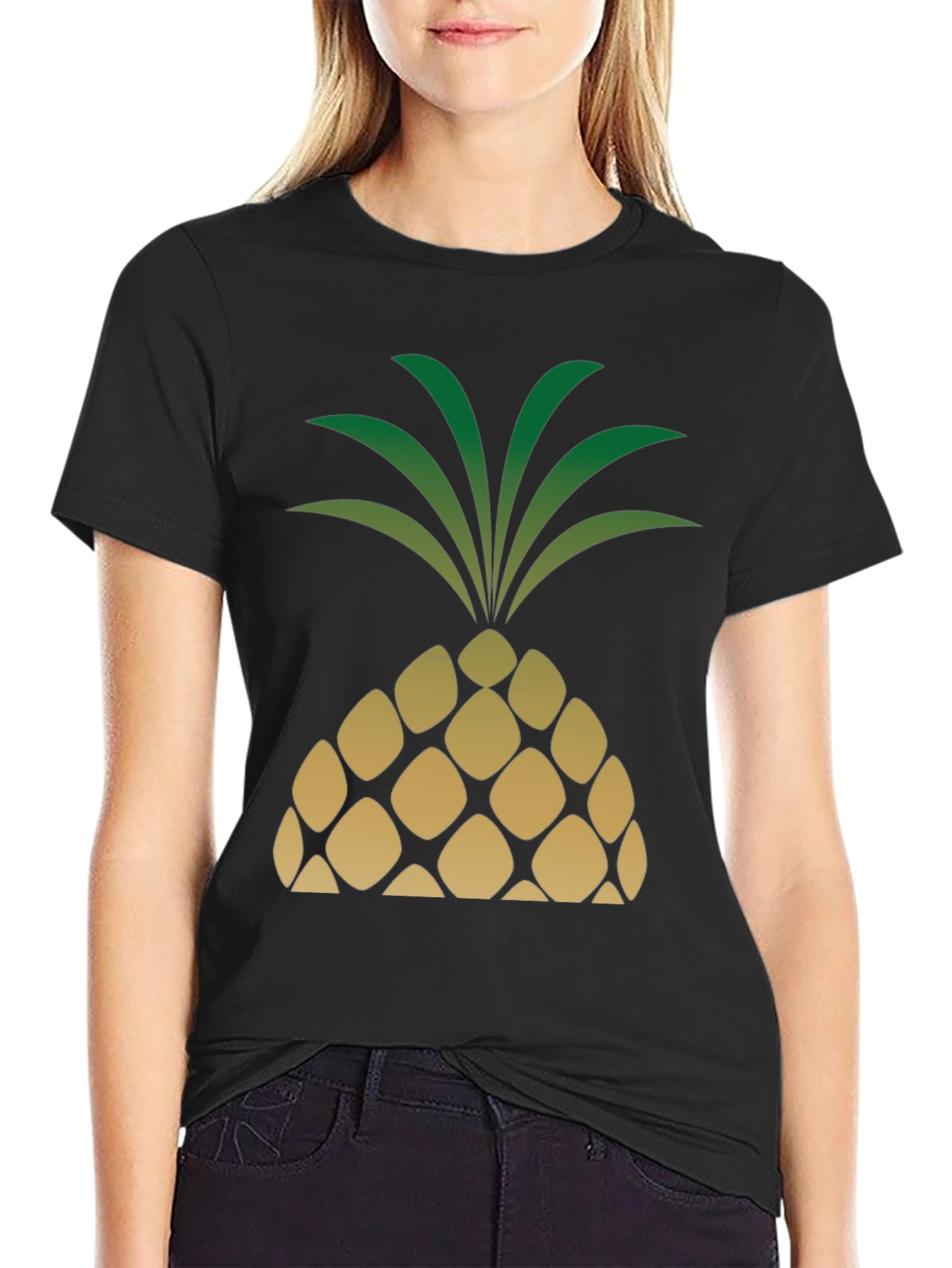 Pineapple Graphic T-Shirt - Tropical Vibe