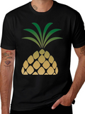 Pineapple Graphic T-Shirt - Tropical Vibe