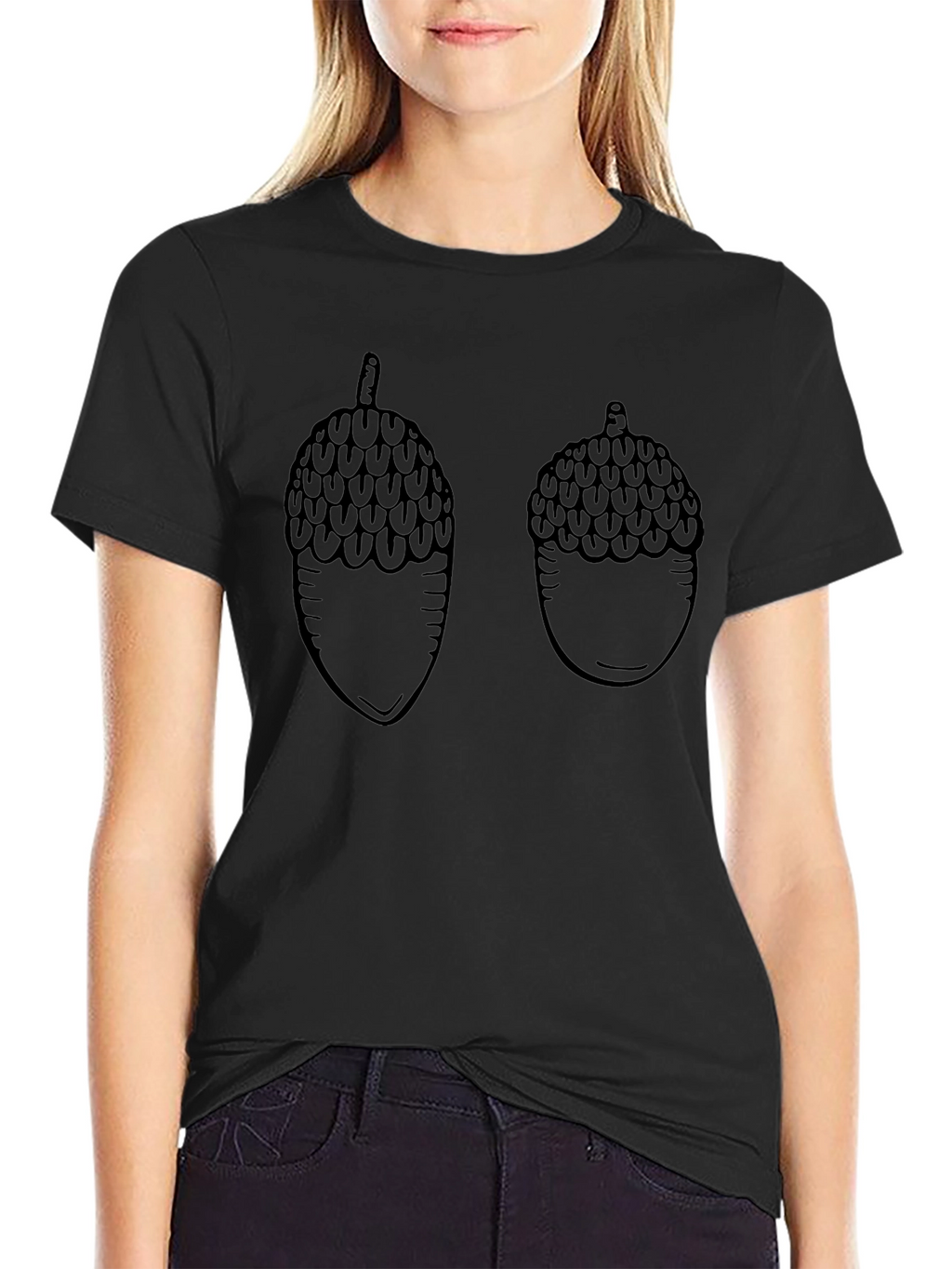 Acorn Graphic Print T-Shirt