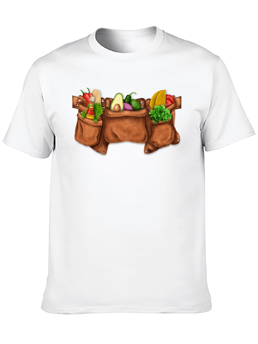 Taco Tool Belt Graphic Tee - Black Cotton T-Shirt