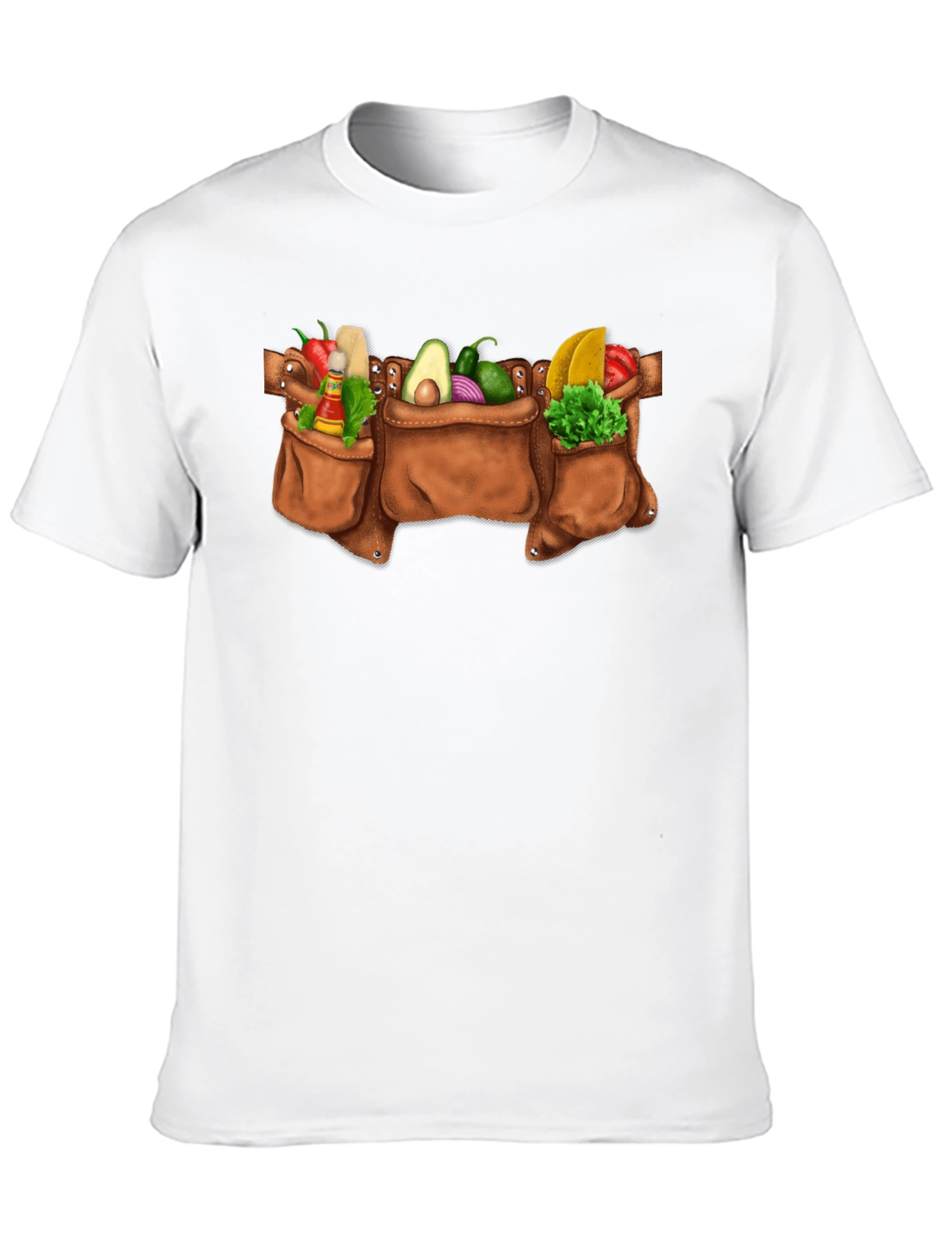 Taco Tool Belt Graphic Tee - Black Cotton T-Shirt