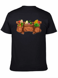 Taco Tool Belt Graphic Tee - Black Cotton T-Shirt