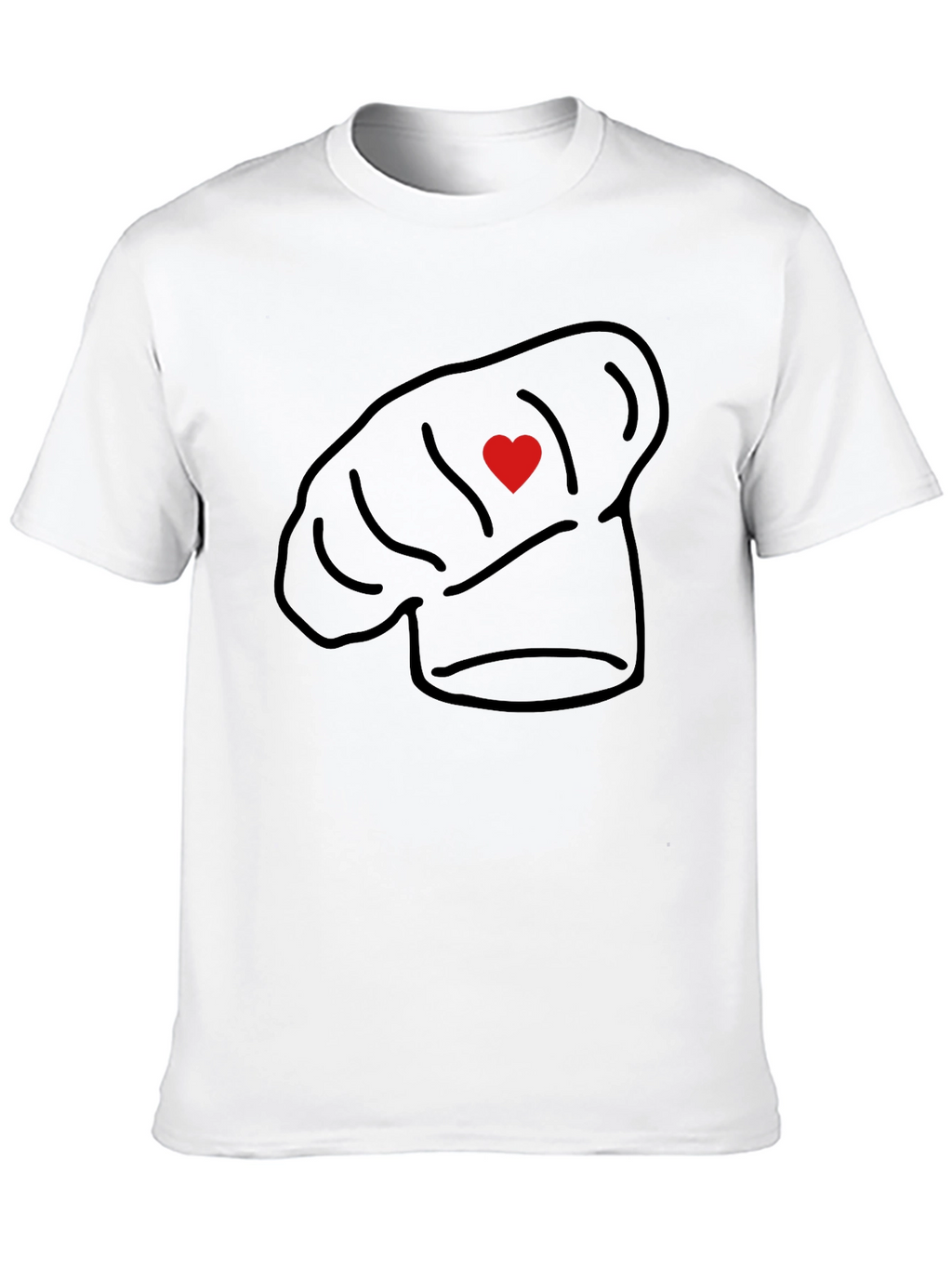 Chefs Hat Heart T-Shirt