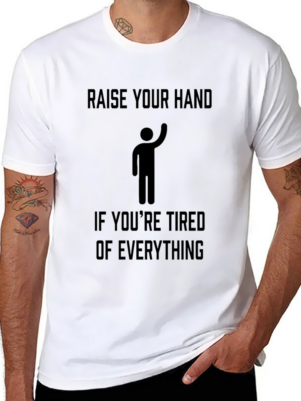 Raise Your Hand Graphic T-Shirt