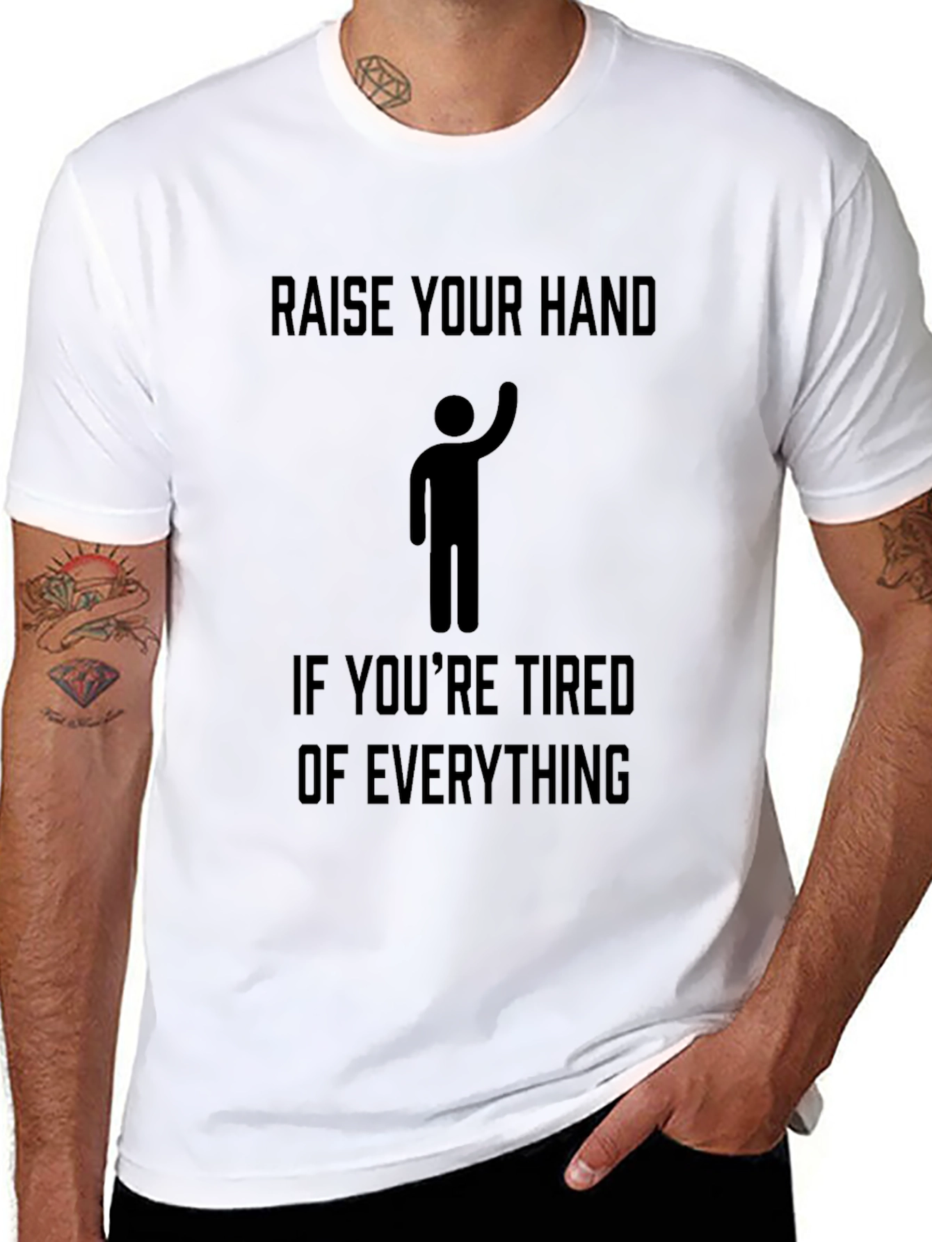Raise Your Hand Graphic T-Shirt