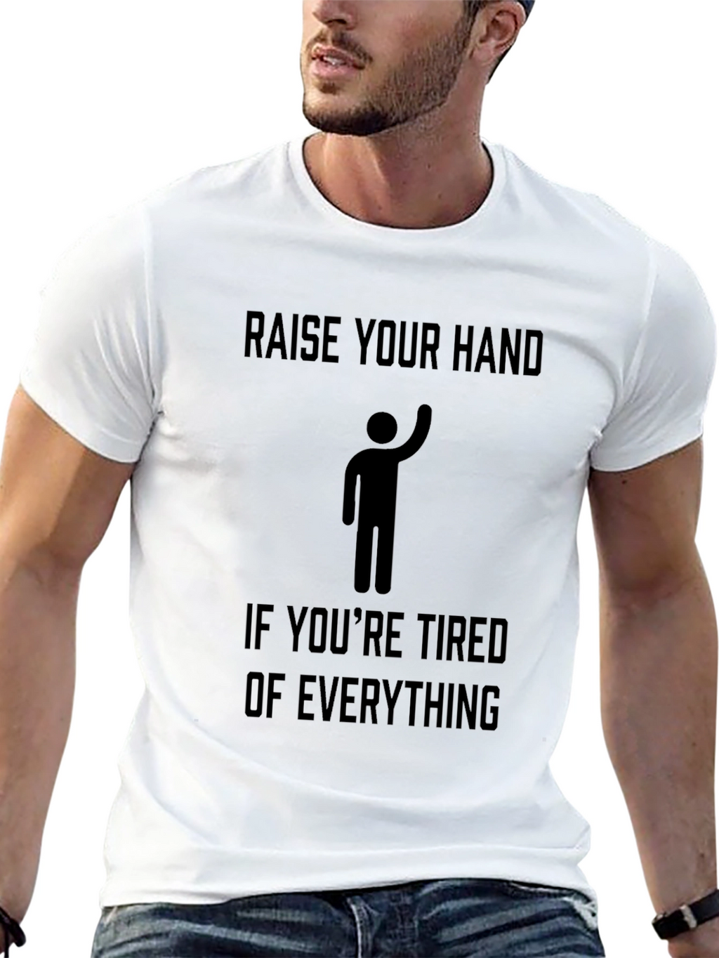Raise Your Hand Graphic T-Shirt