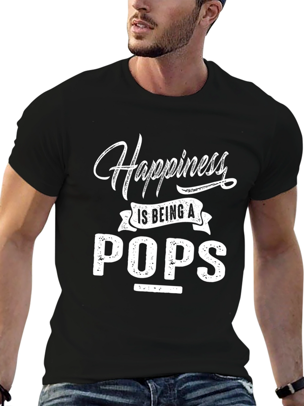 Happiness is Being a Pops T-Shirt