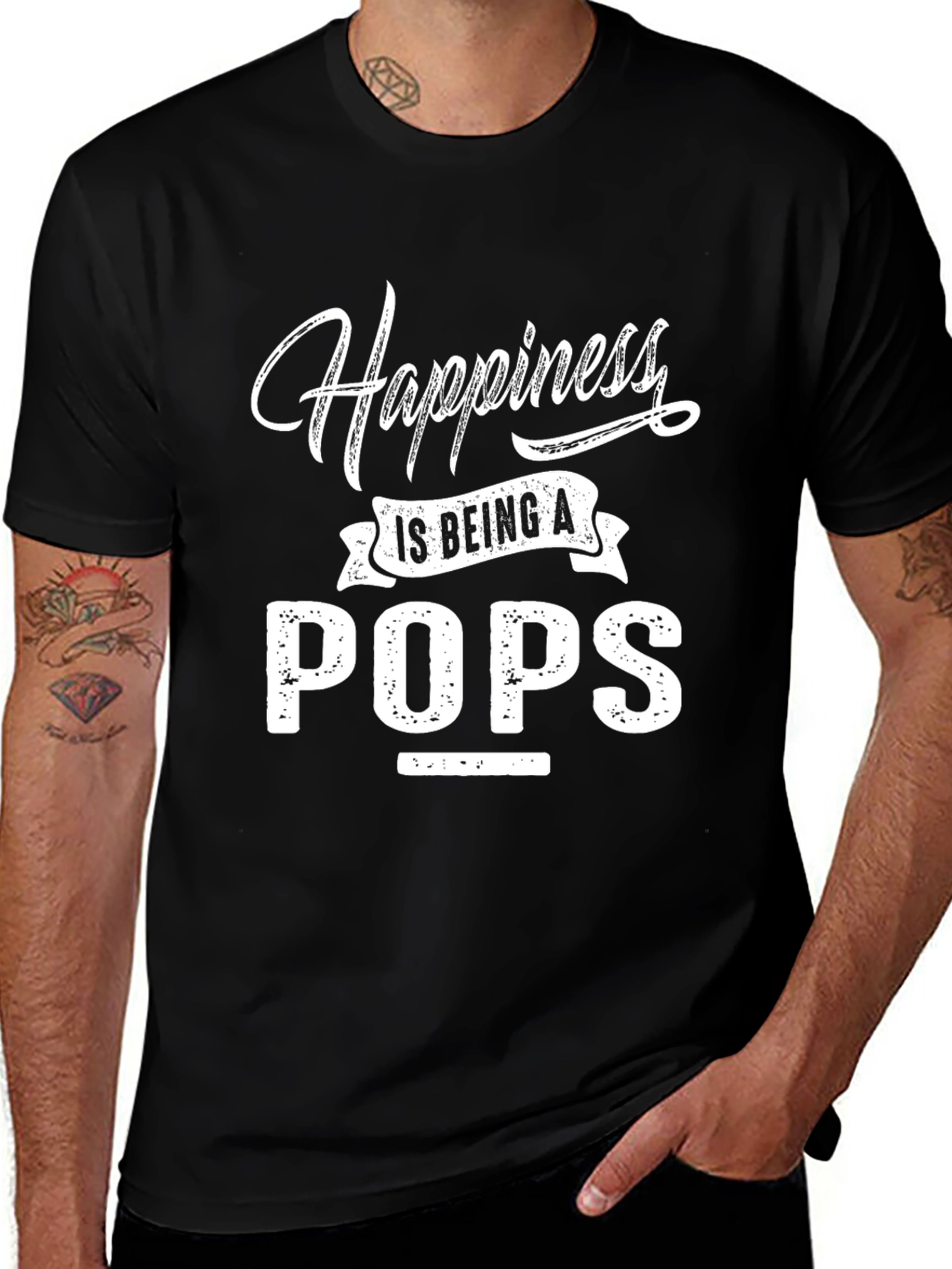 Happiness is Being a Pops T-Shirt
