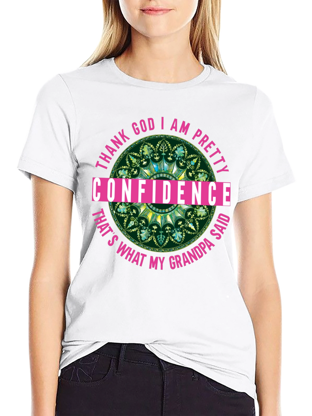 Confidence Grandpa Said T-Shirt Black