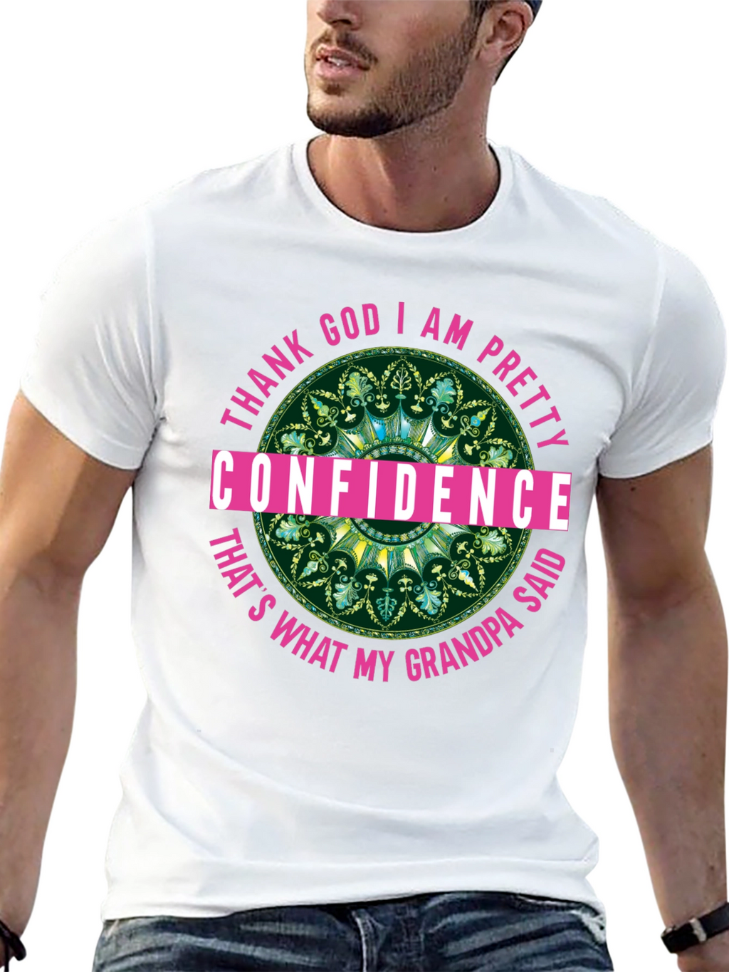 Confidence Grandpa Said T-Shirt Black