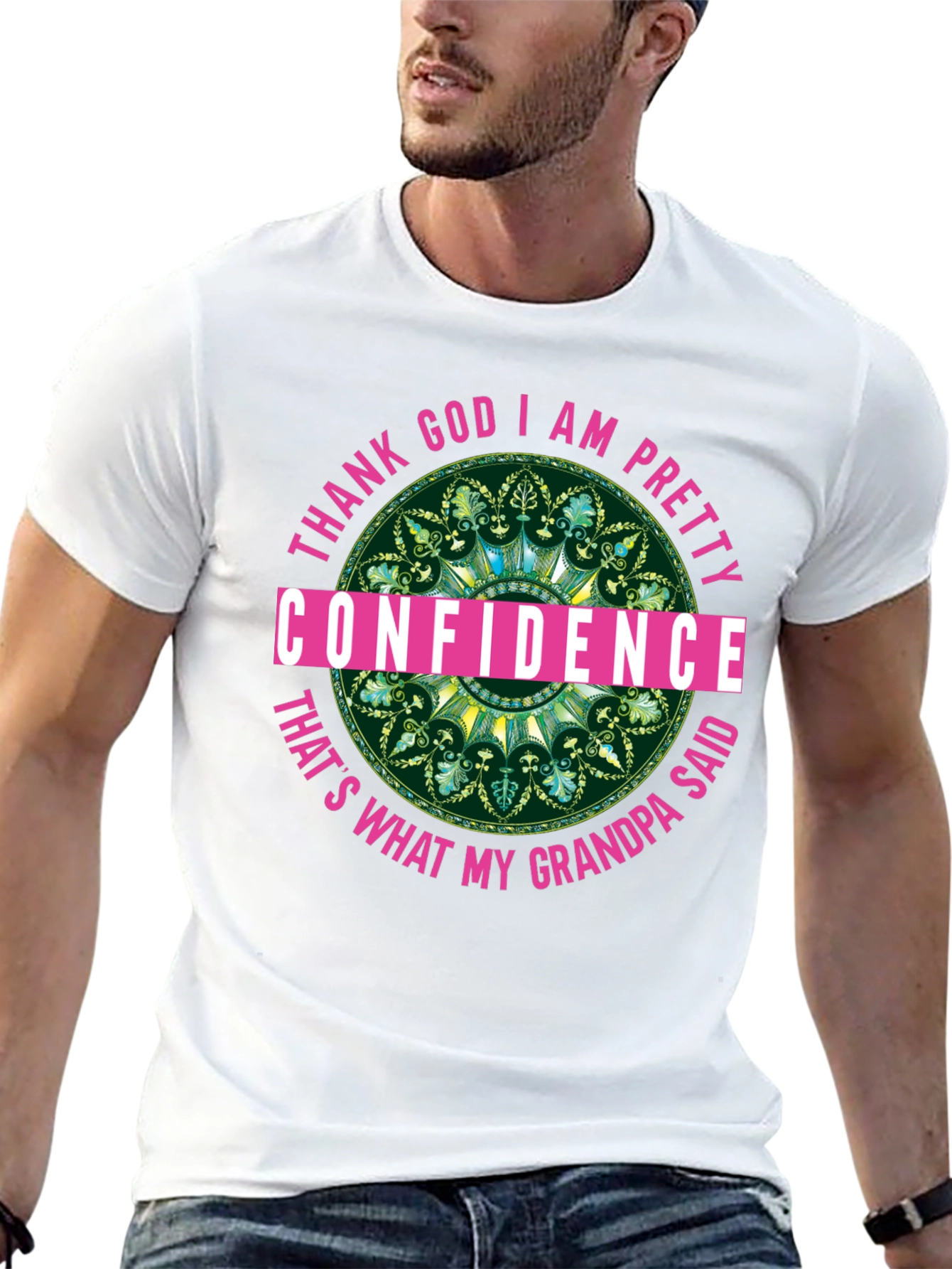 Confidence Grandpa Said T-Shirt Black
