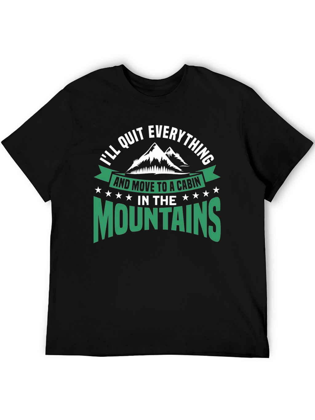 Cabin in the Mountains Graphic T-Shirt