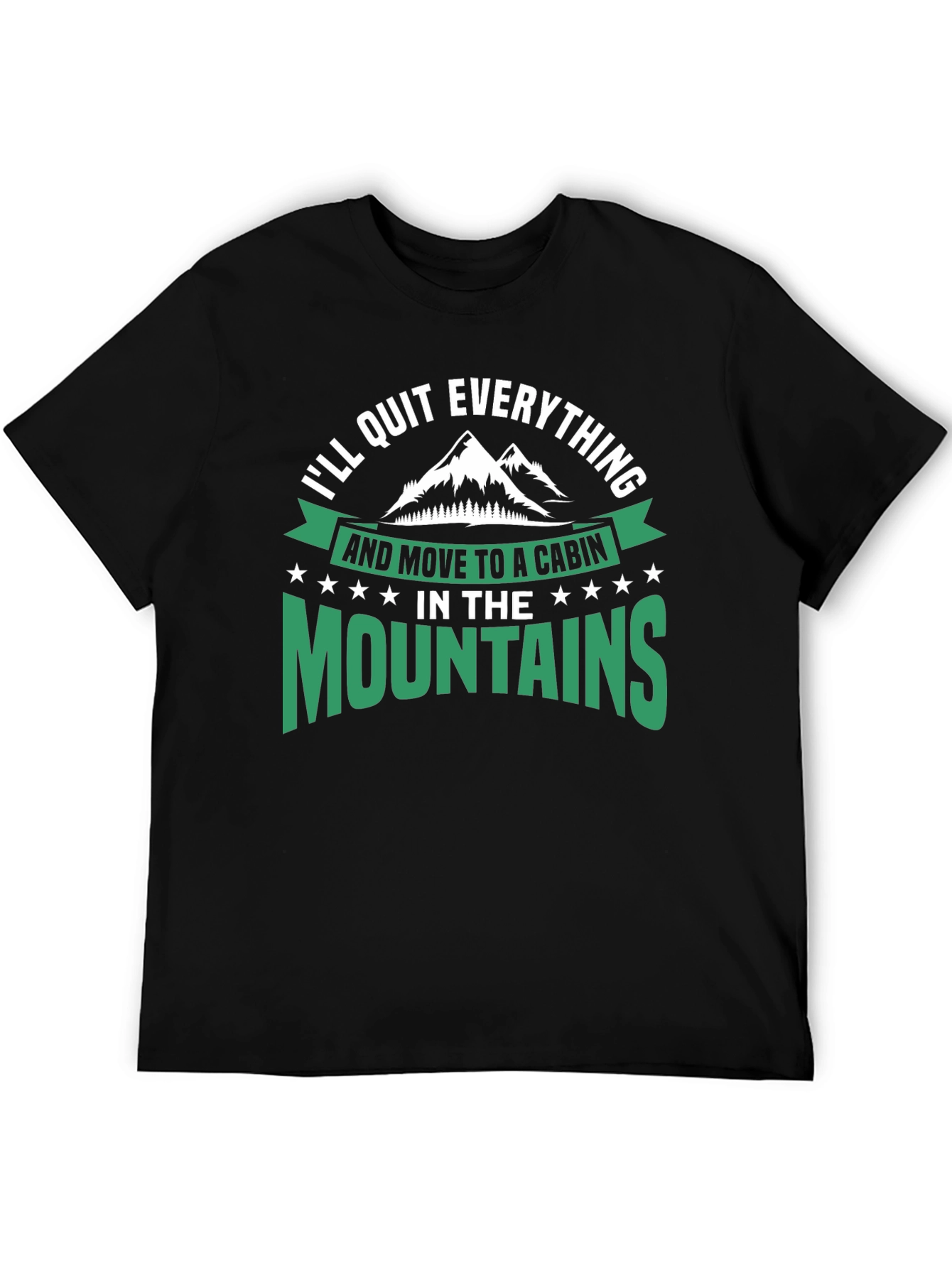 Cabin in the Mountains Graphic T-Shirt