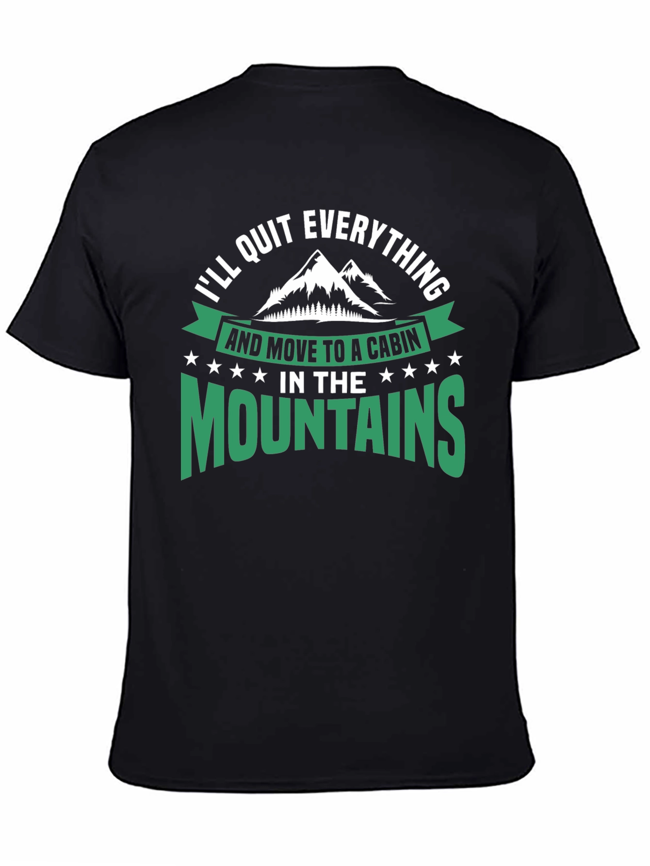 Cabin in the Mountains Graphic T-Shirt