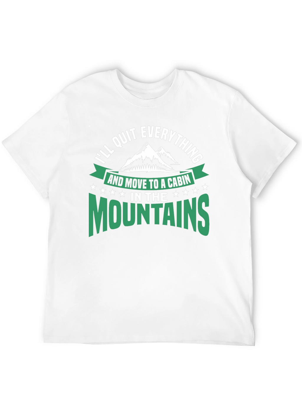 Cabin in the Mountains Graphic T-Shirt