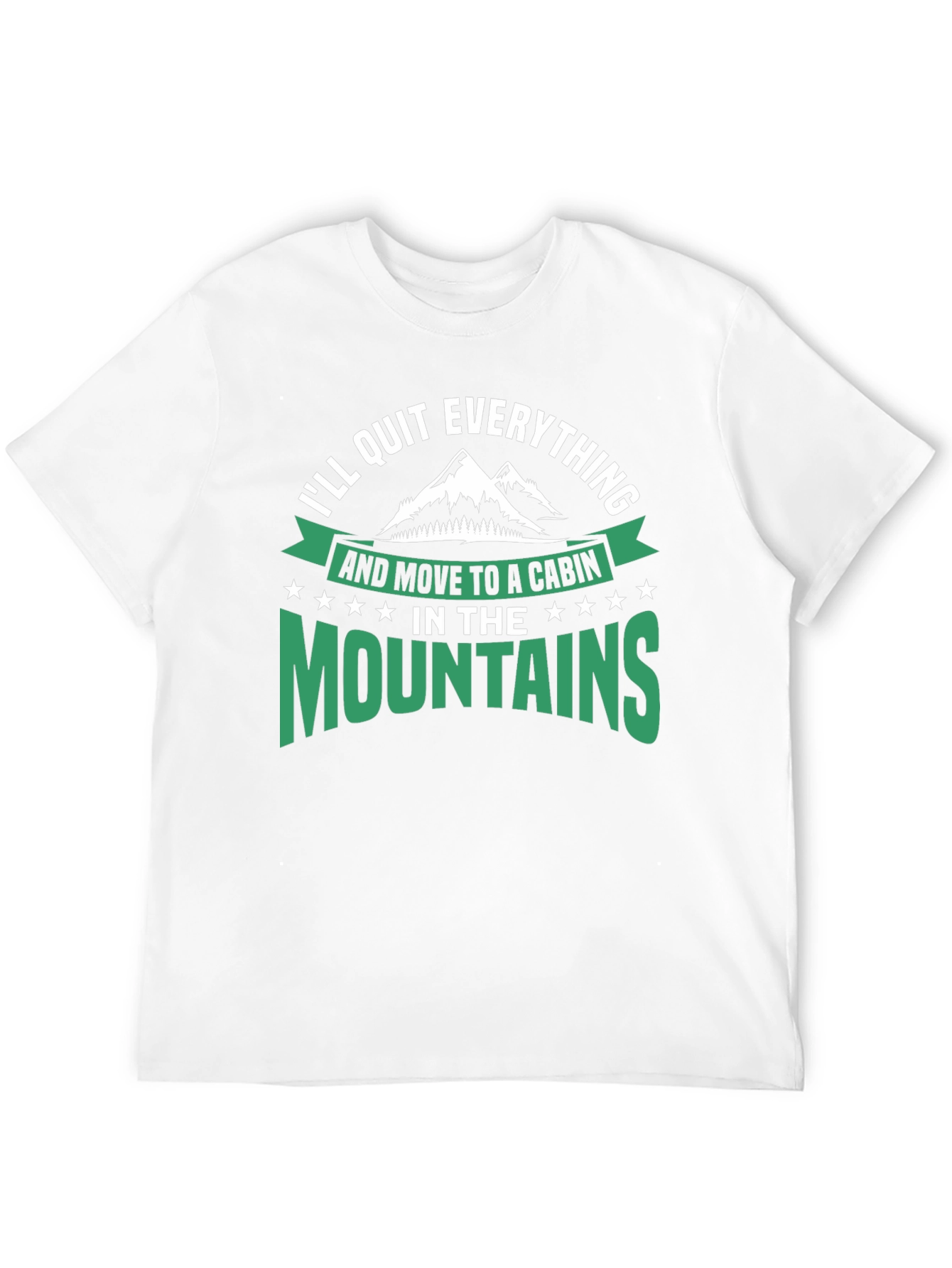 Cabin in the Mountains Graphic T-Shirt