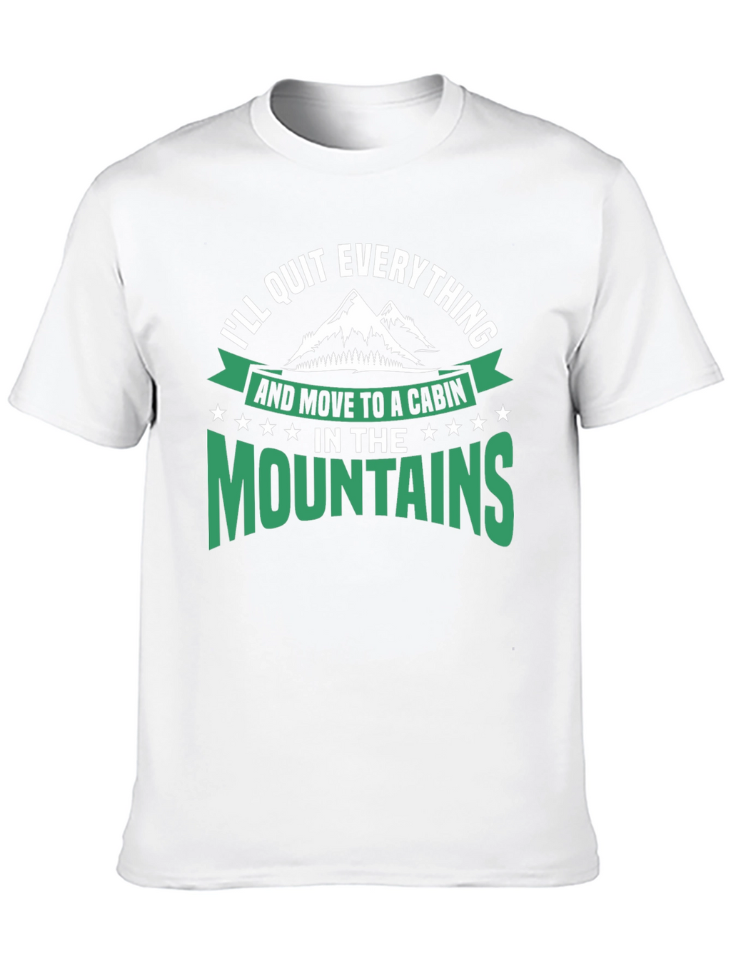Cabin in the Mountains Graphic T-Shirt