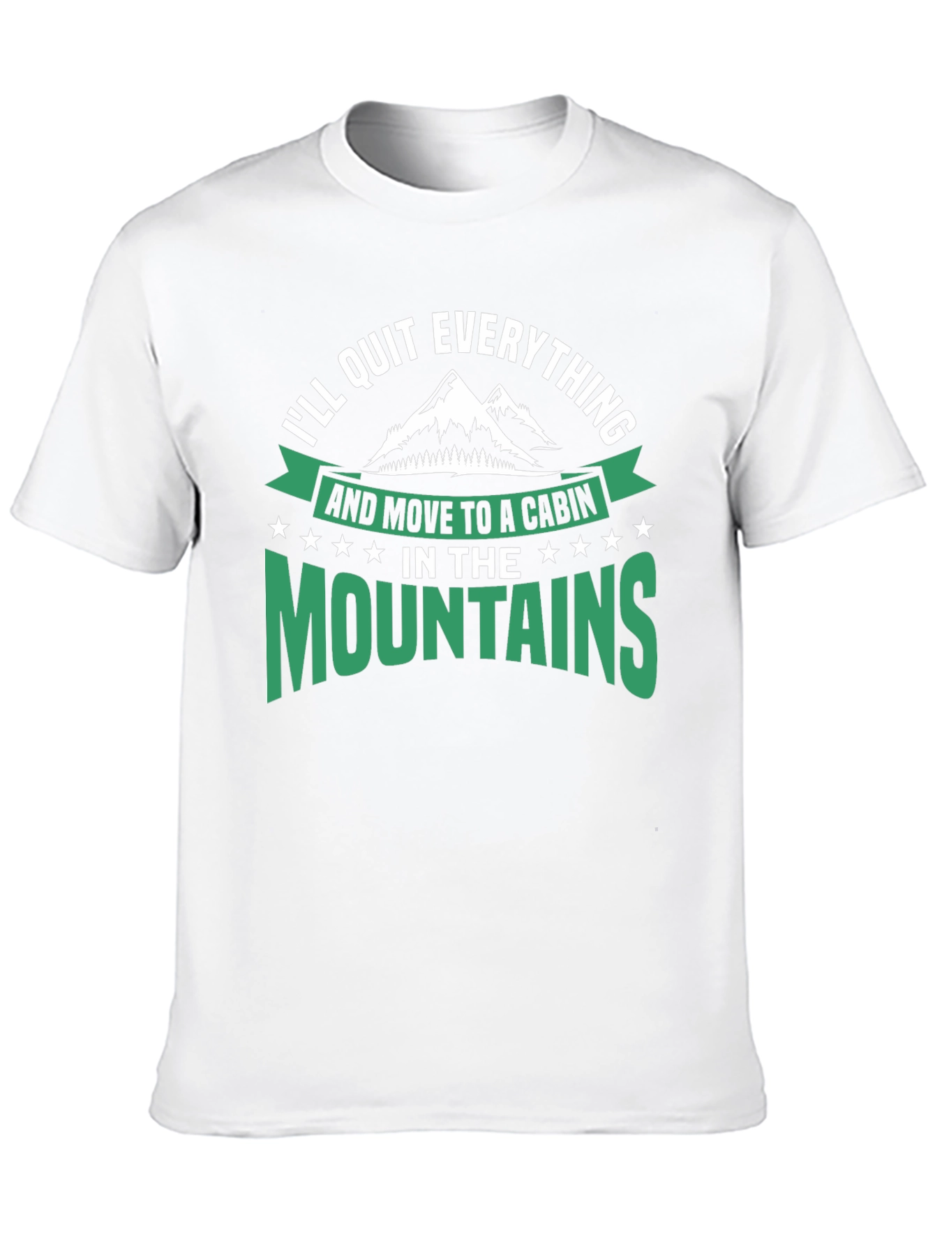 Cabin in the Mountains Graphic T-Shirt